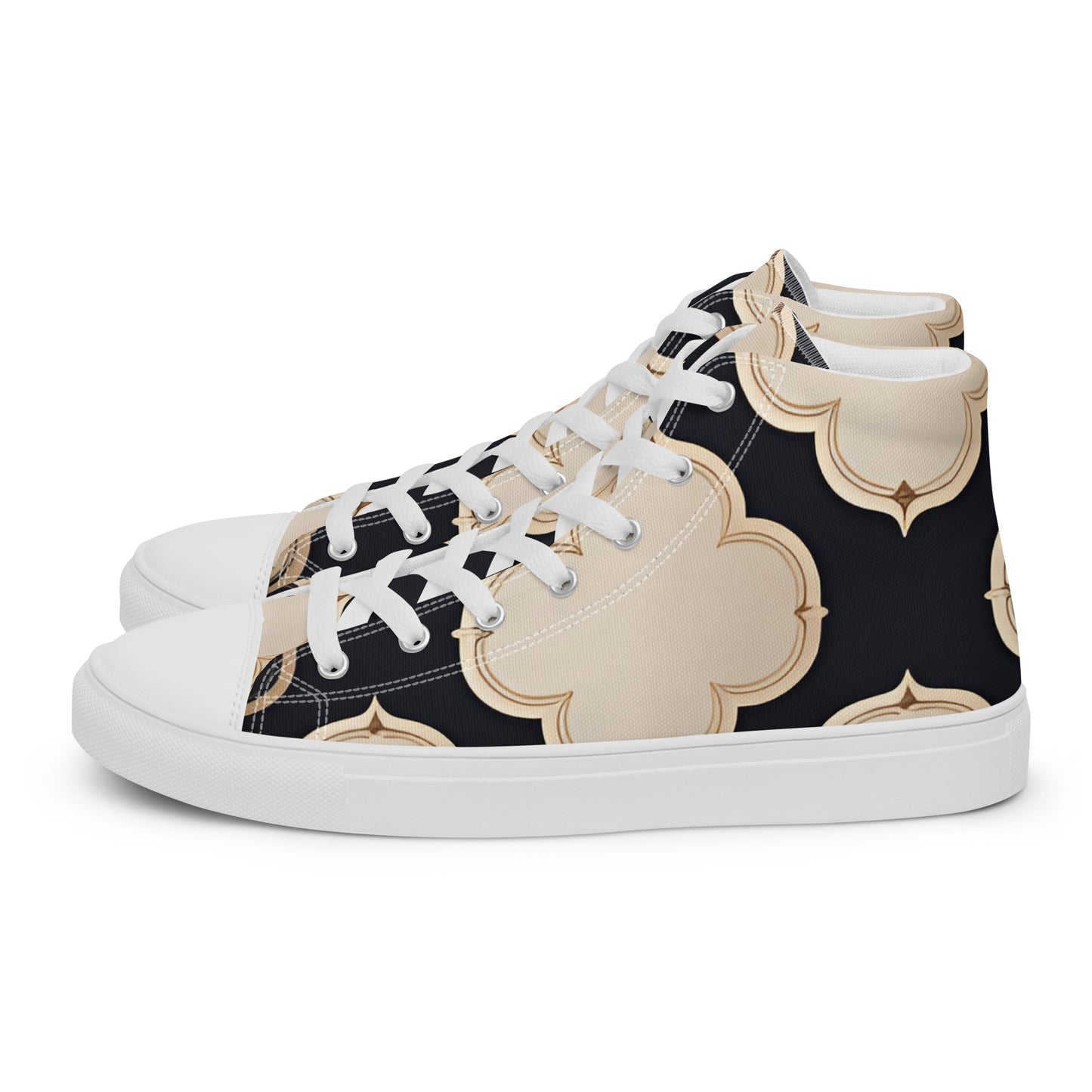 Men’s high top canvas shoes