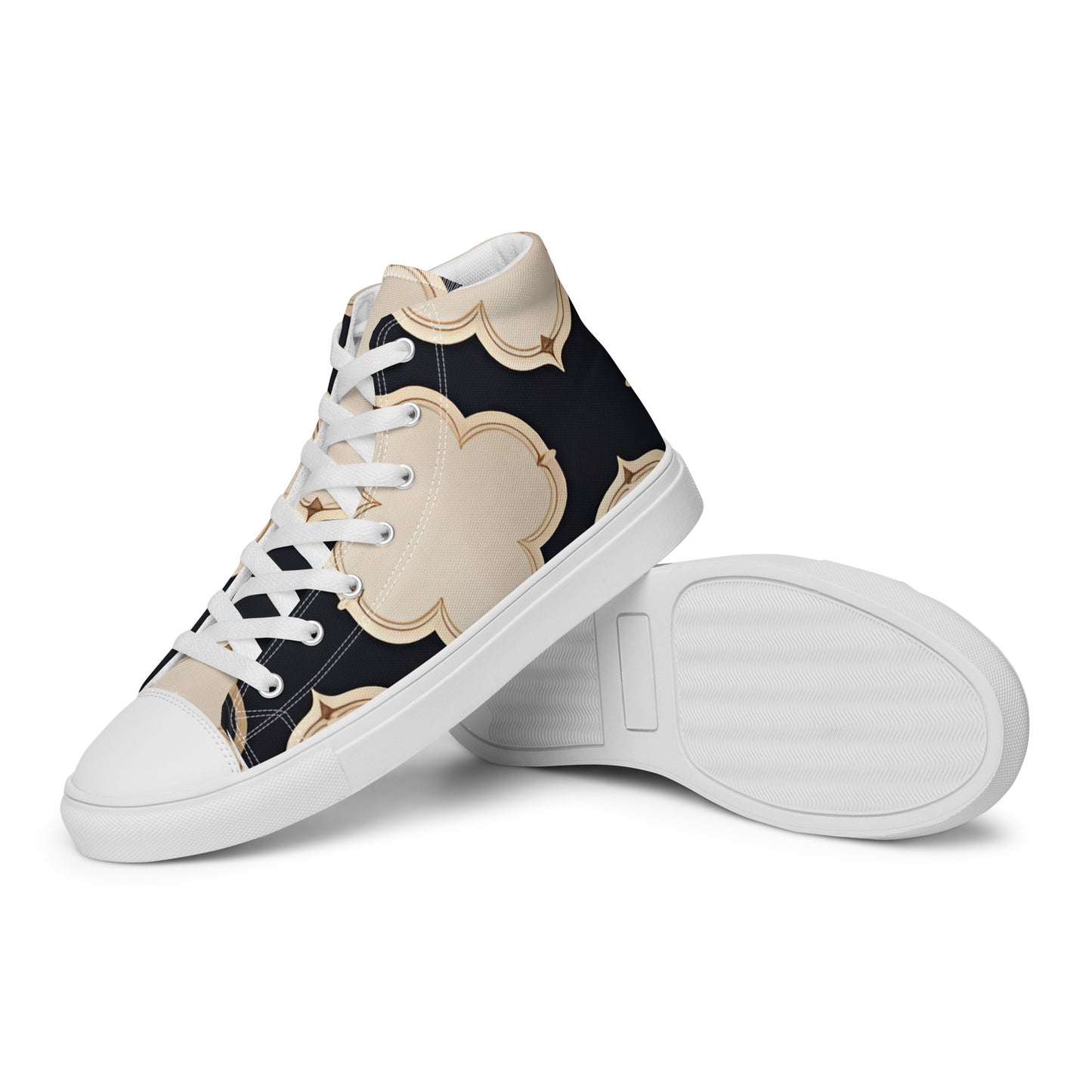 Men’s high top canvas shoes