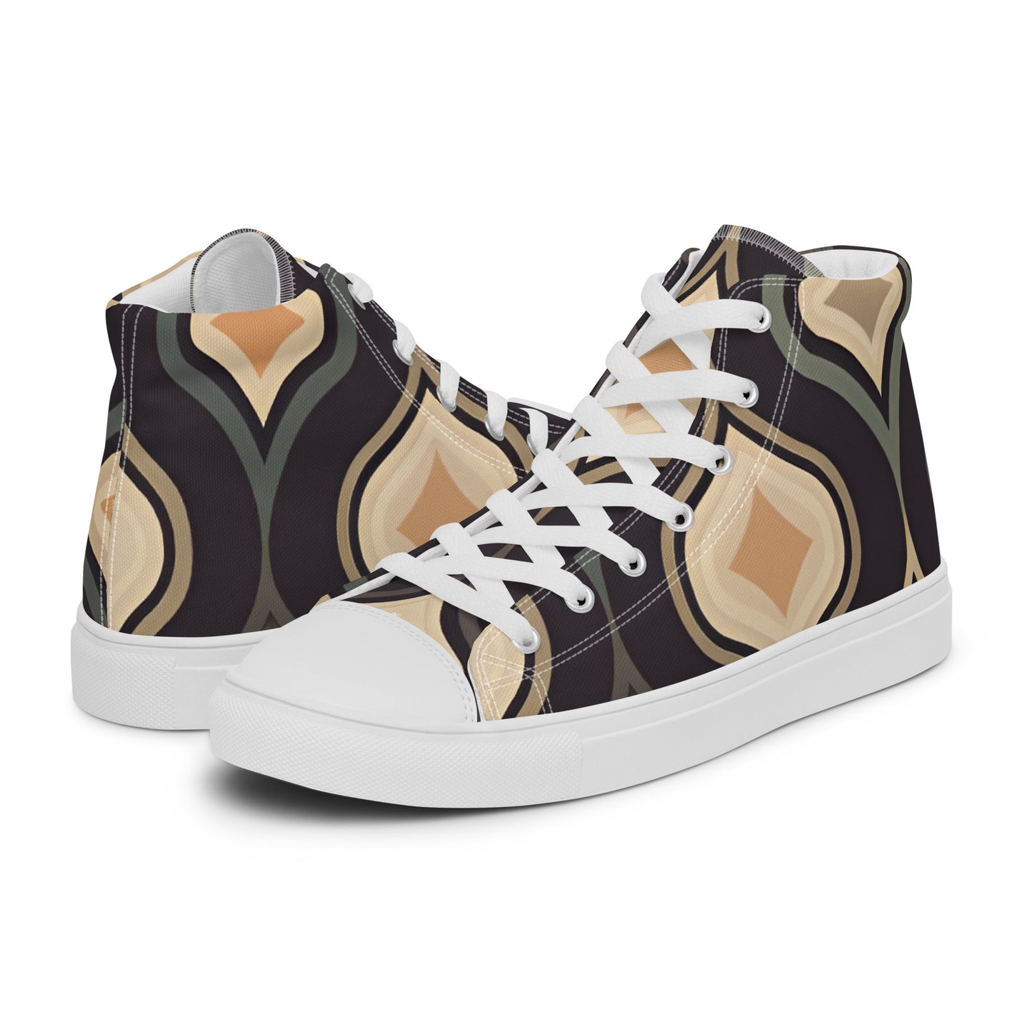 Men’s high top canvas shoes