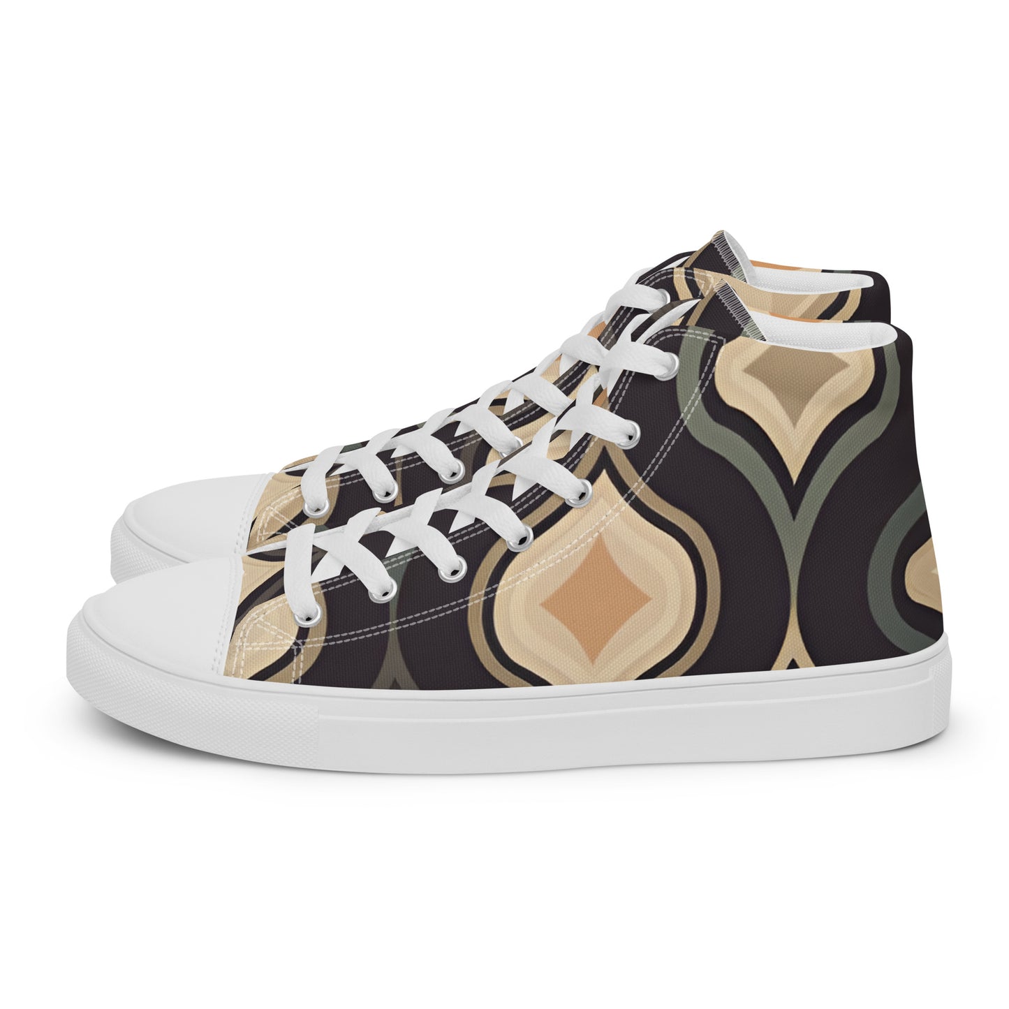 Men’s high top canvas shoes