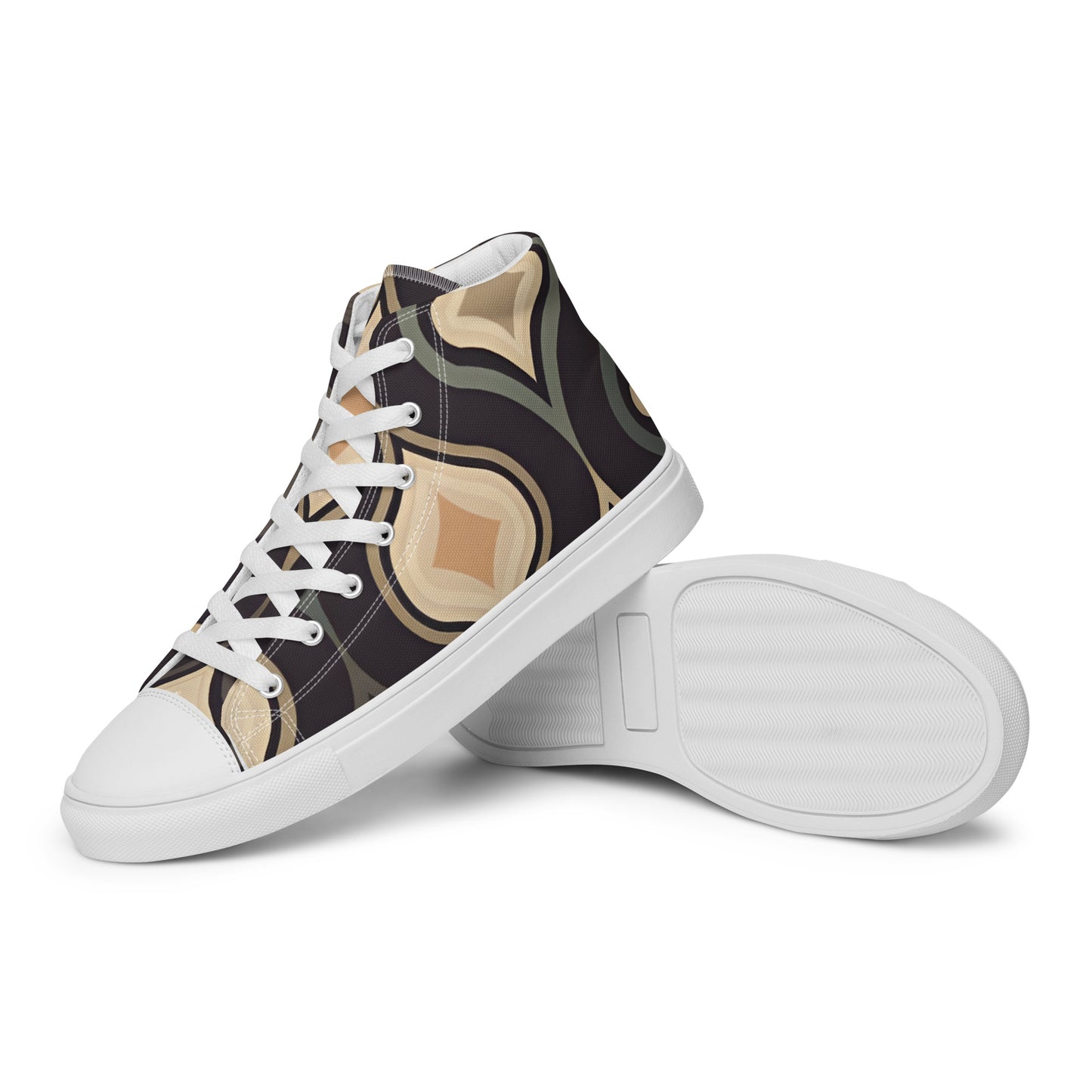 Men’s high top canvas shoes