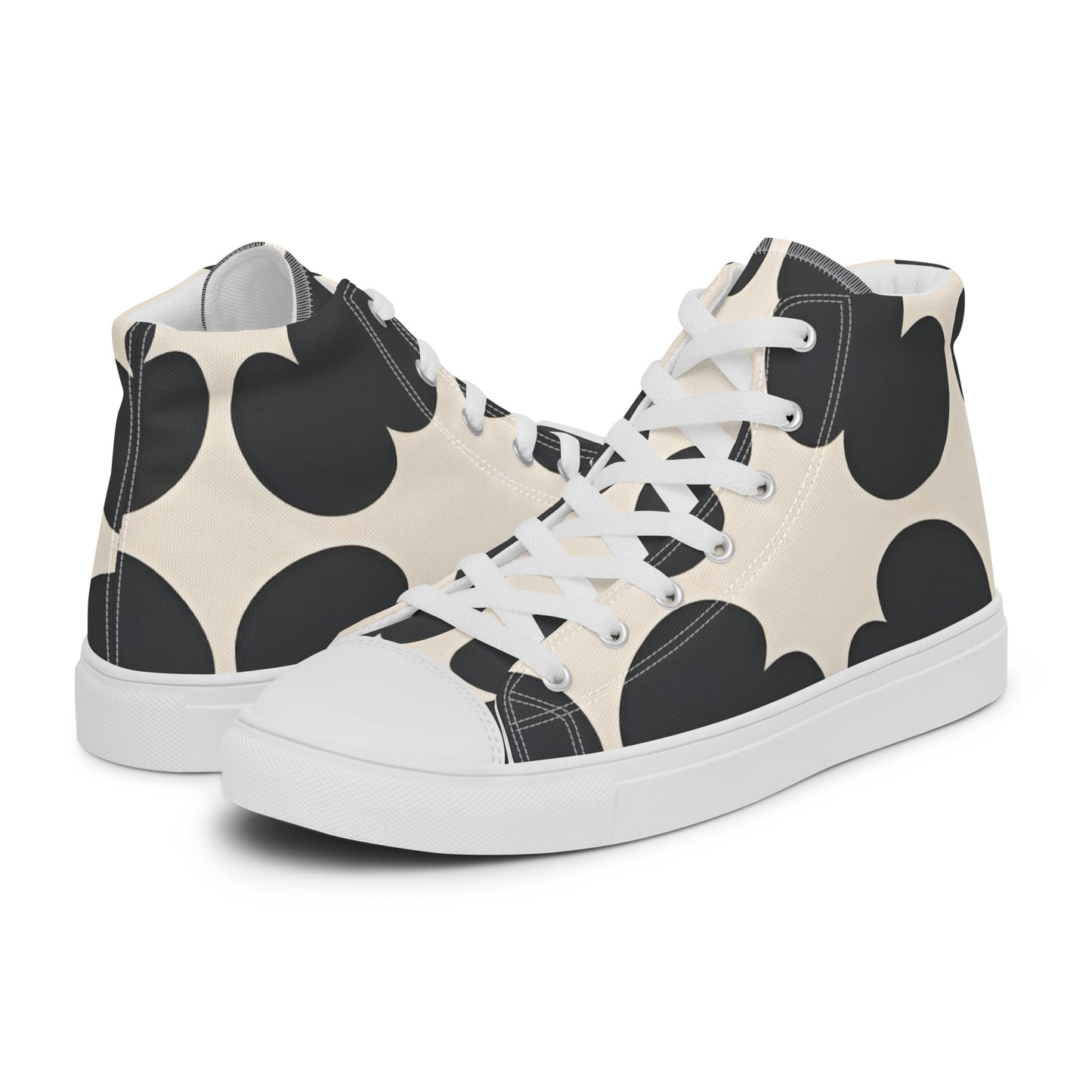 Men’s high top canvas shoes