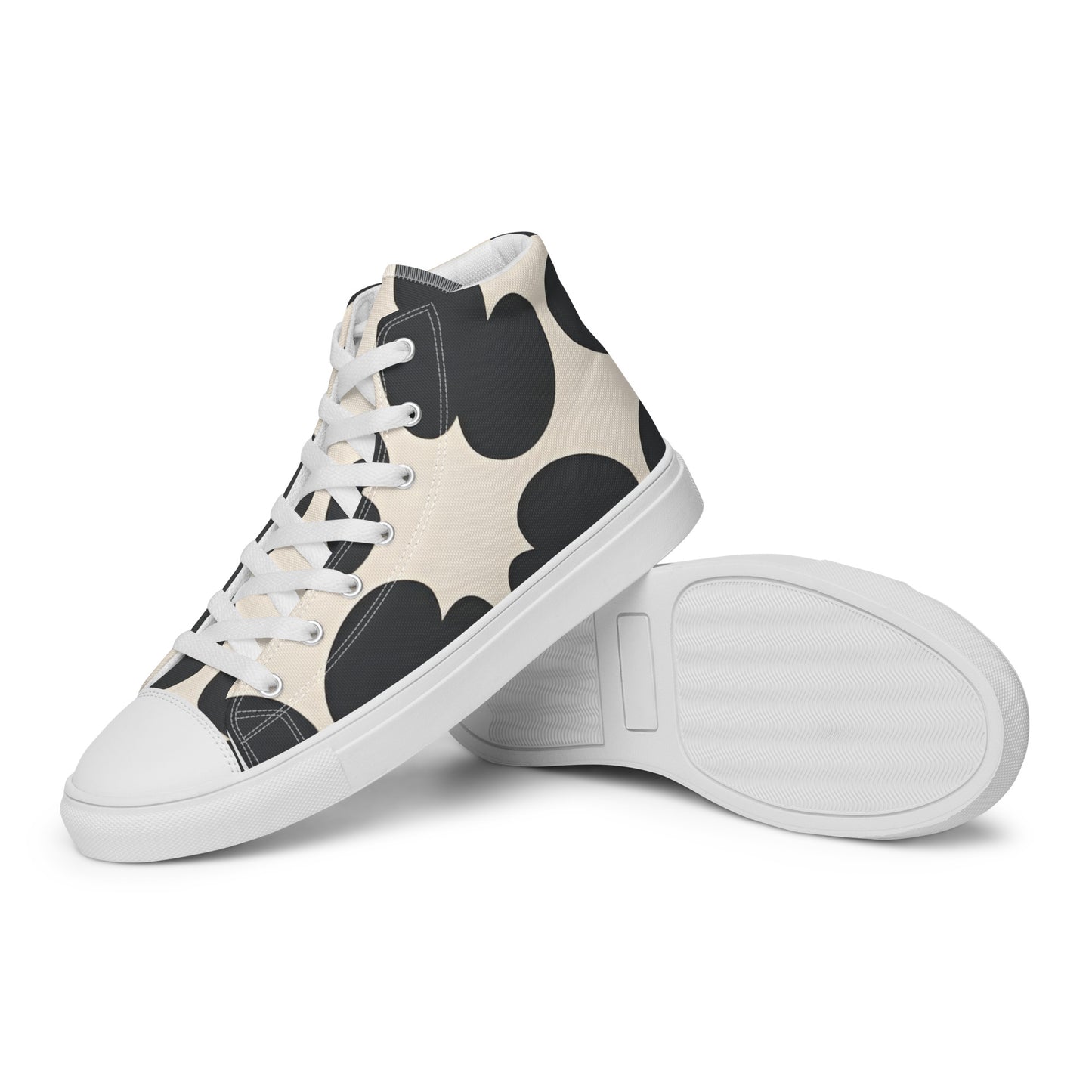 Men’s high top canvas shoes