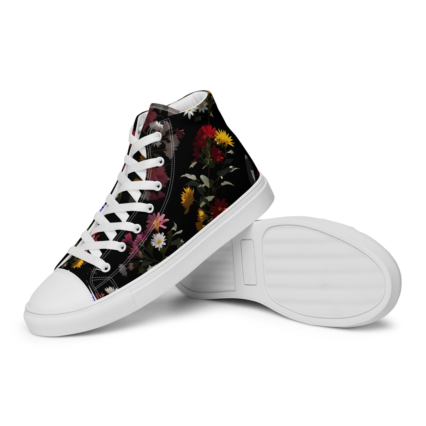 Men’s high top canvas shoes