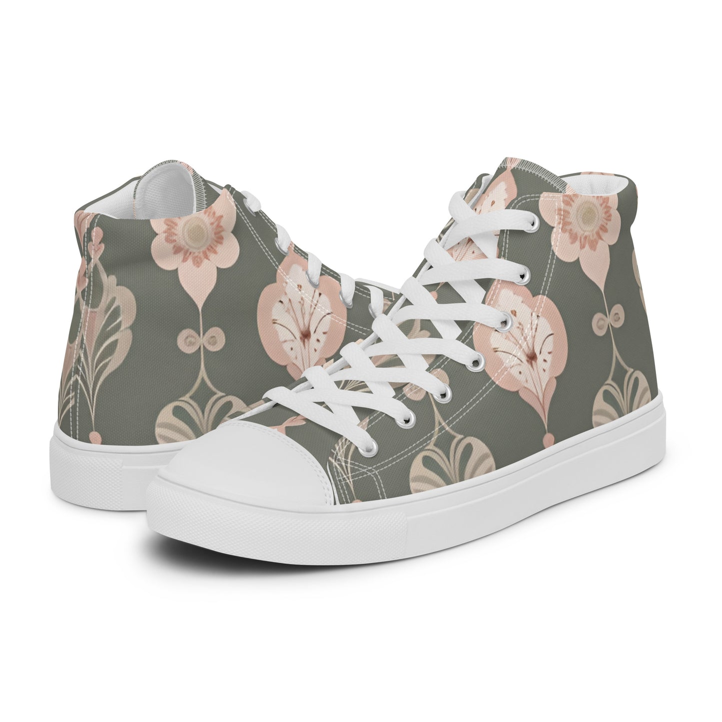 Men’s high top canvas shoes