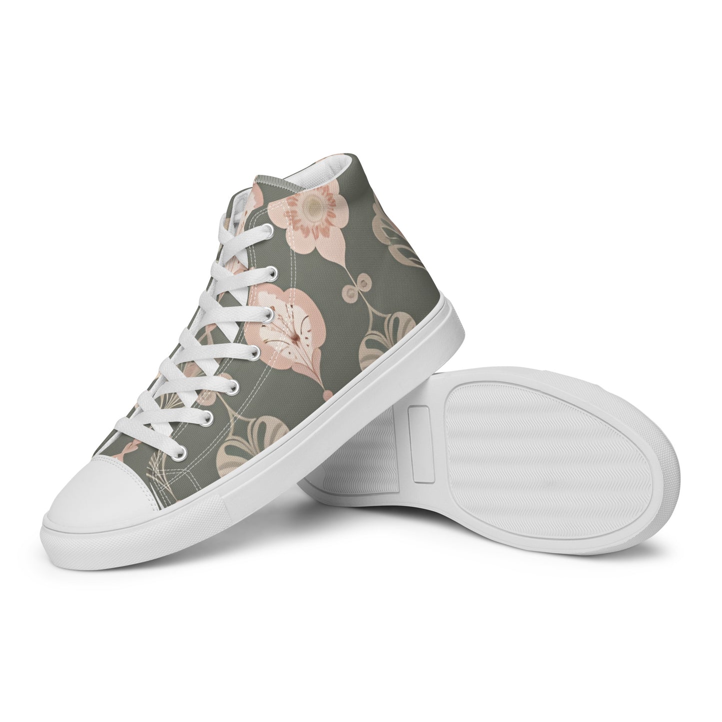 Men’s high top canvas shoes