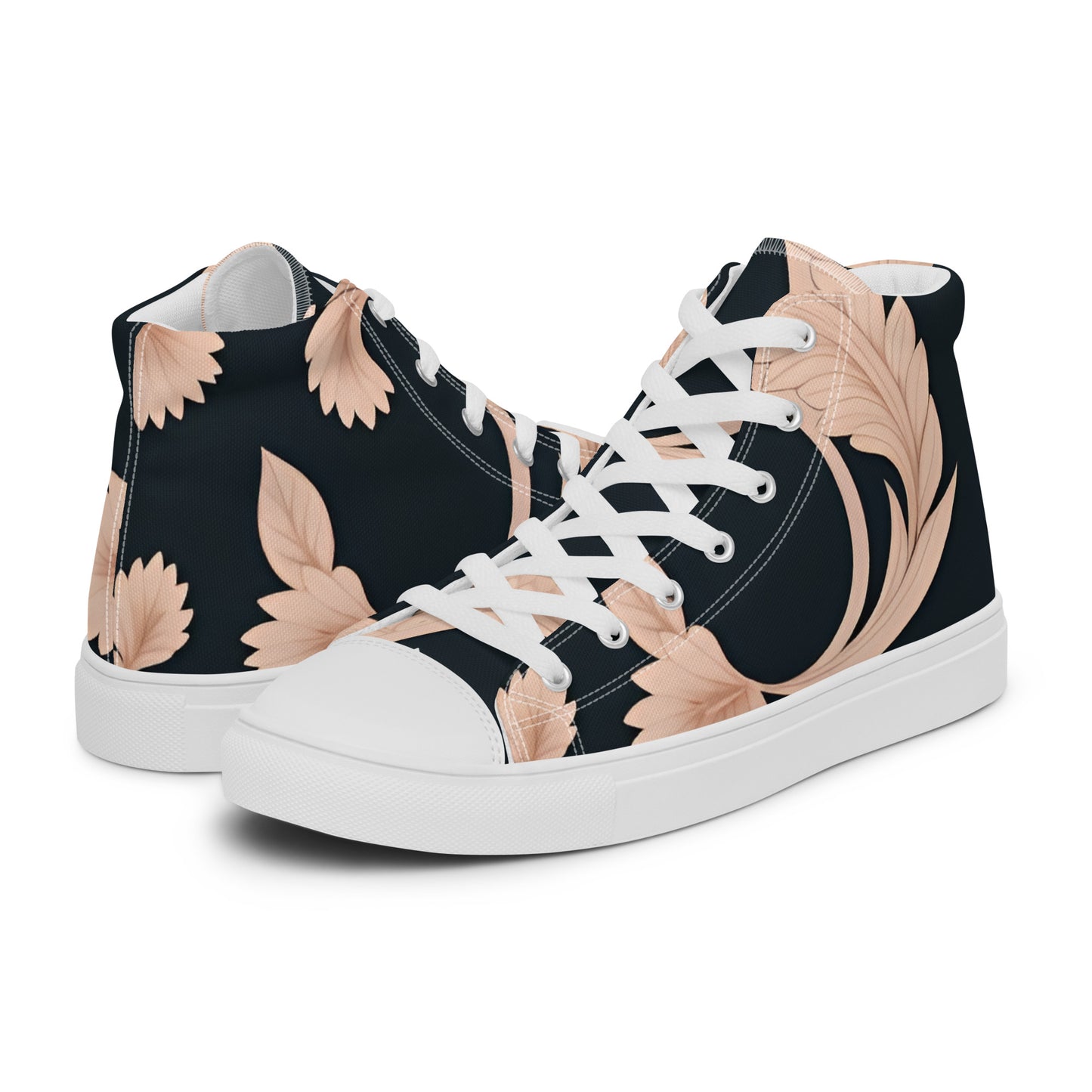 Men’s high top canvas shoes