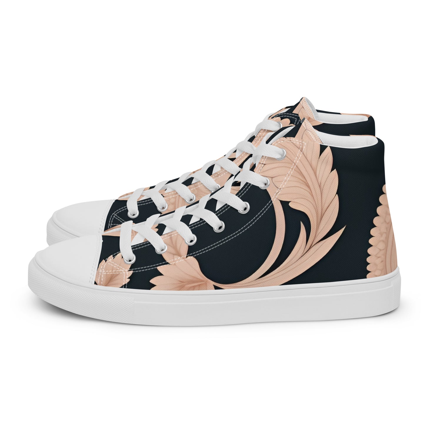 Men’s high top canvas shoes