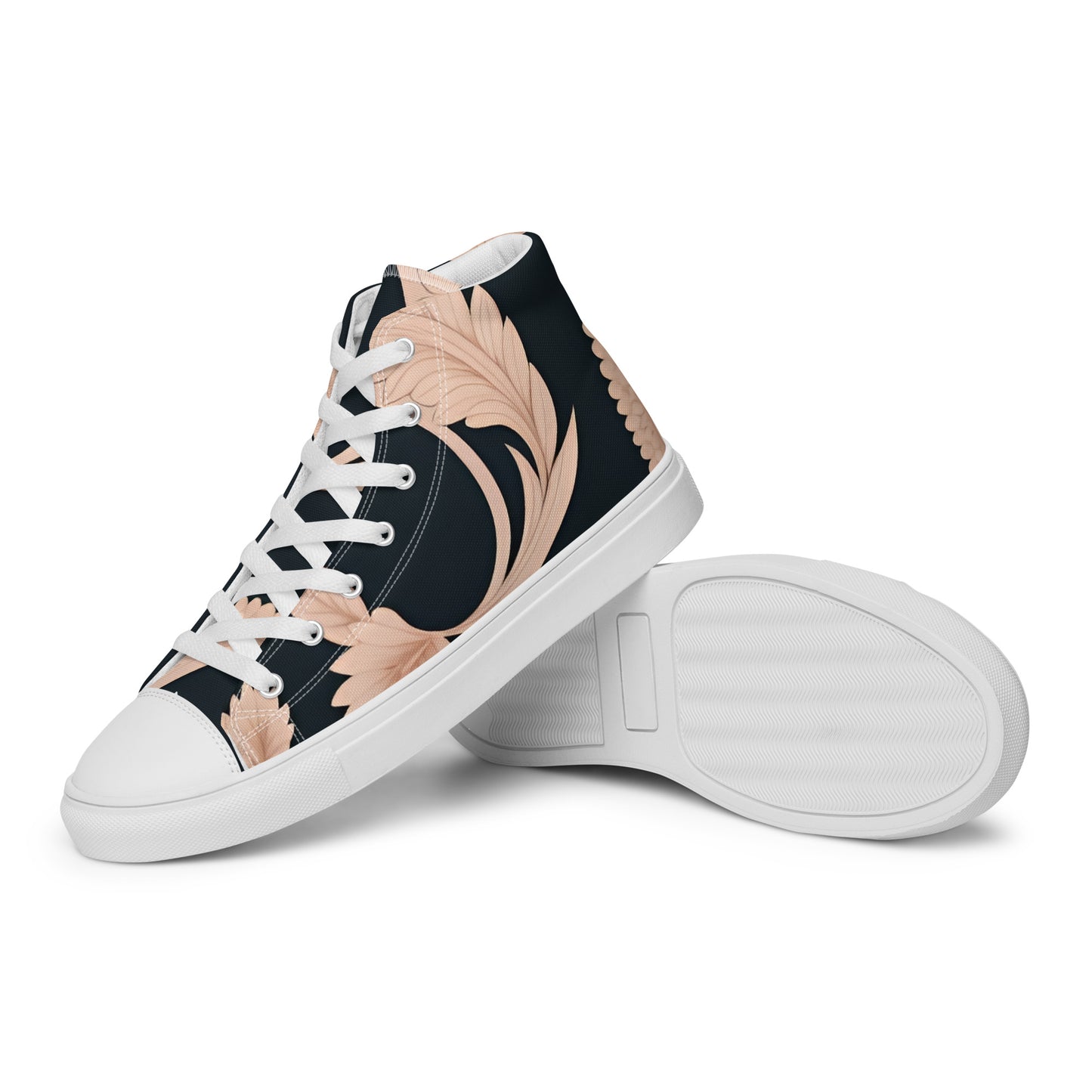 Men’s high top canvas shoes