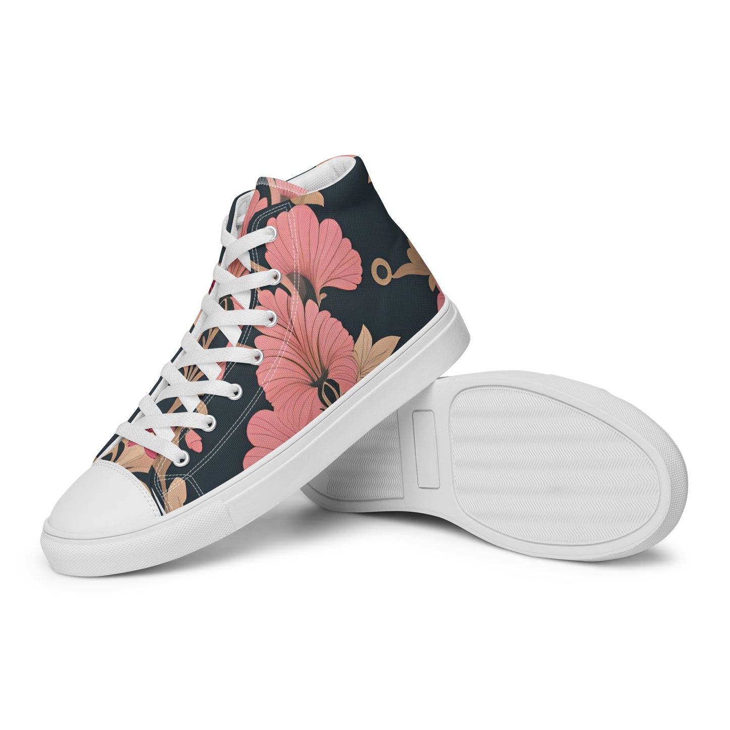 Men’s high top canvas shoes