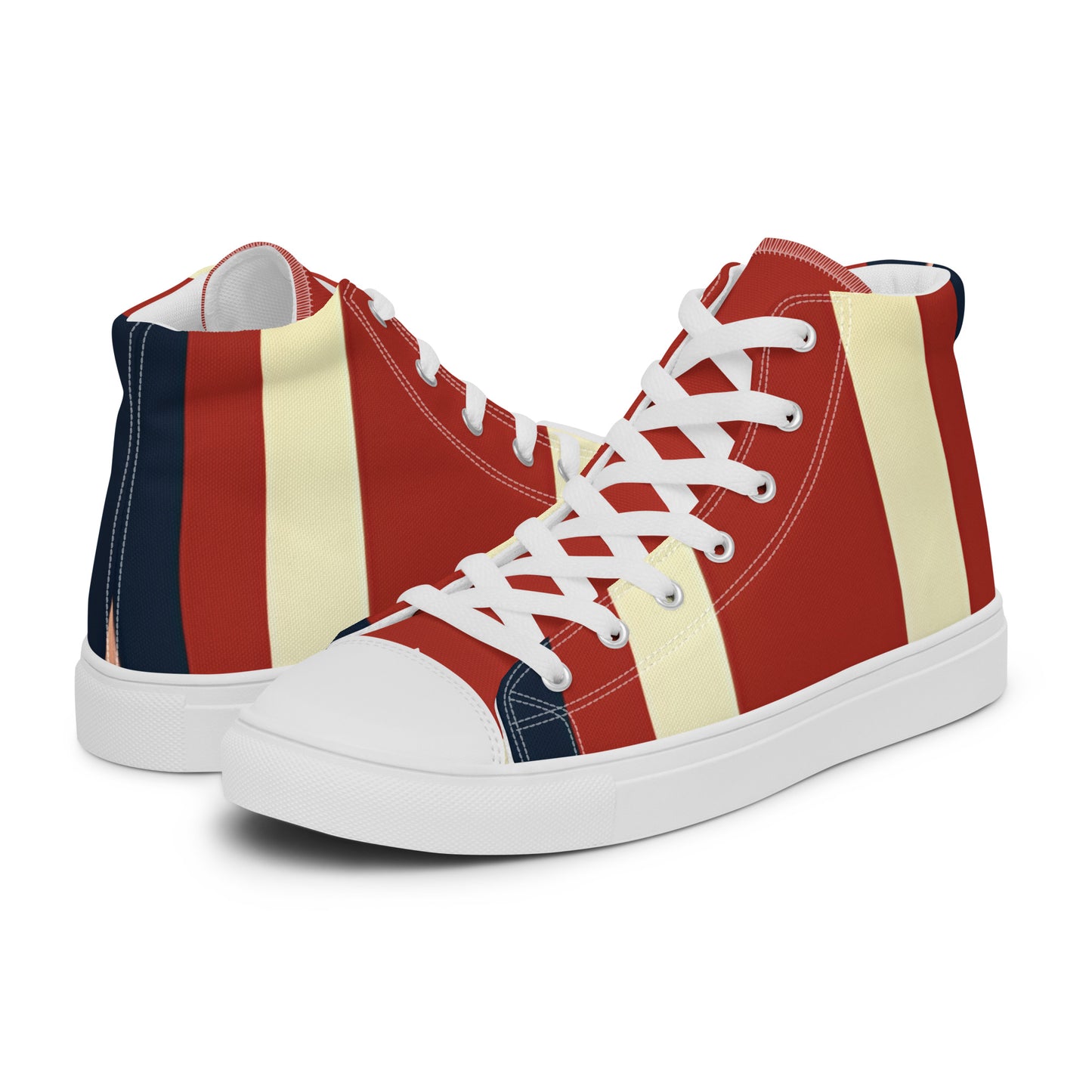 Men’s high top canvas shoes