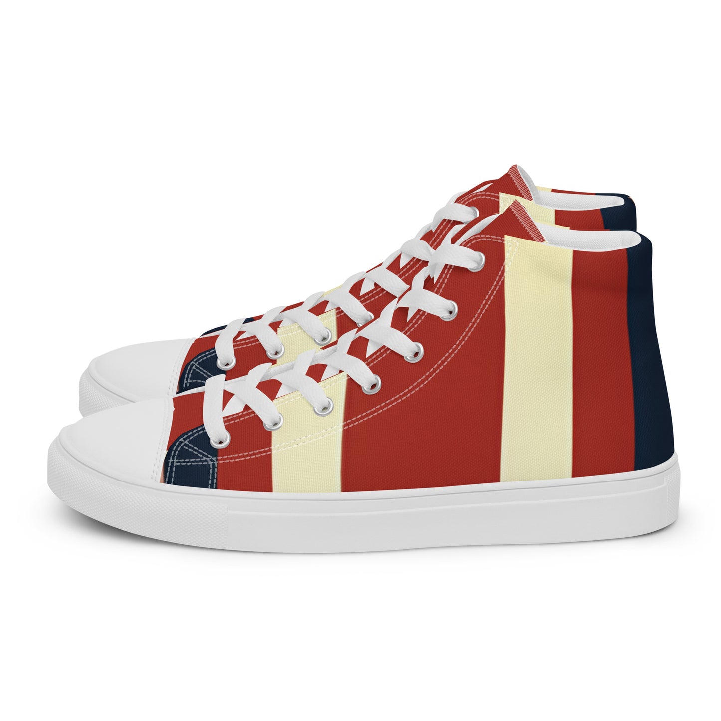 Men’s high top canvas shoes