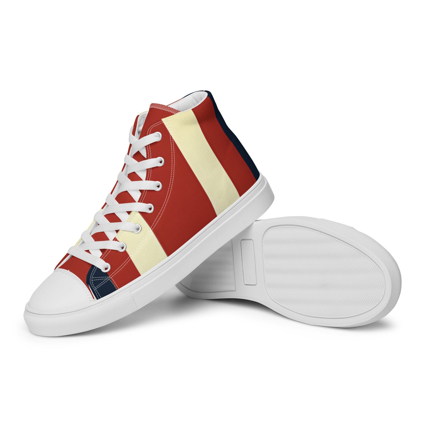 Men’s high top canvas shoes