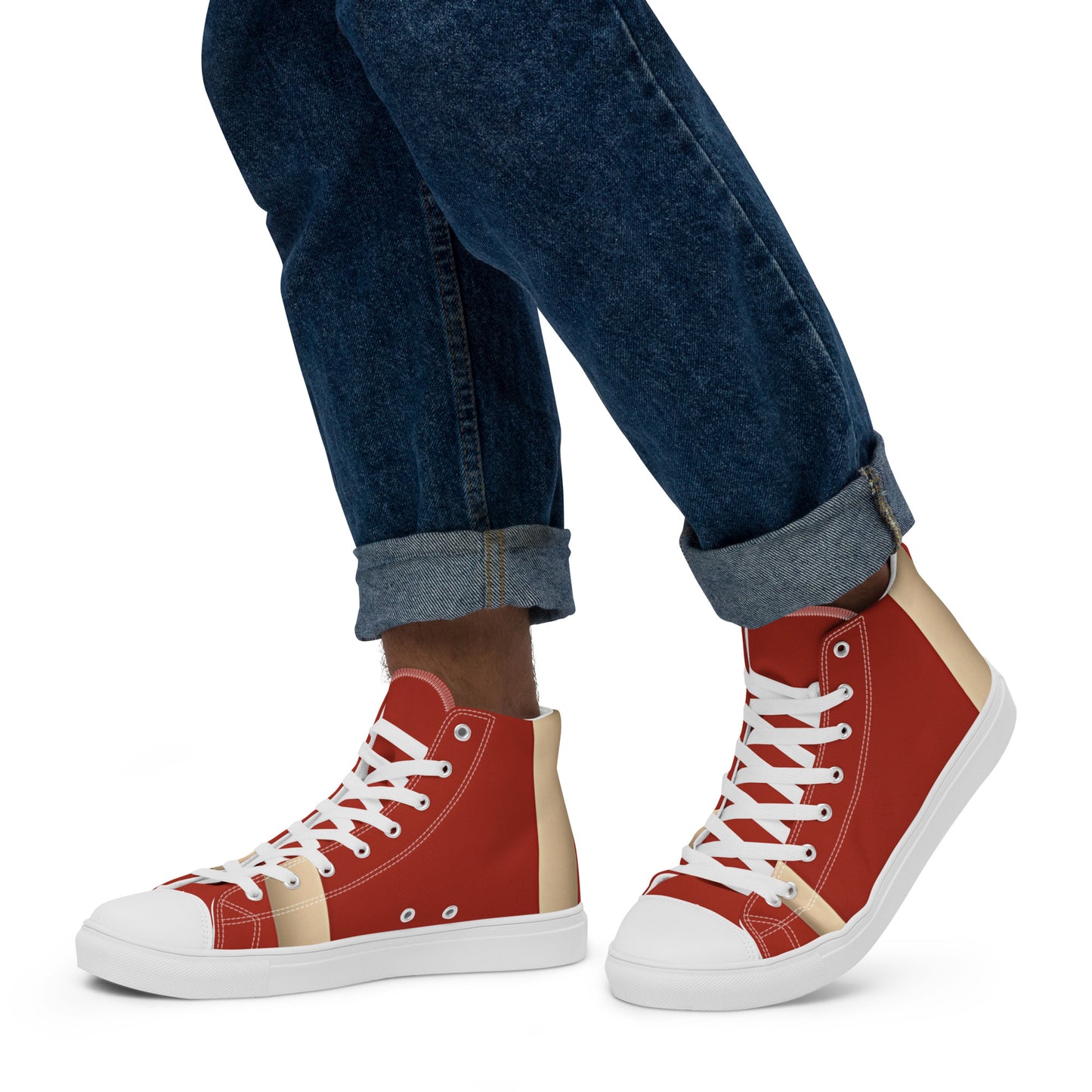 Men’s high top canvas shoes