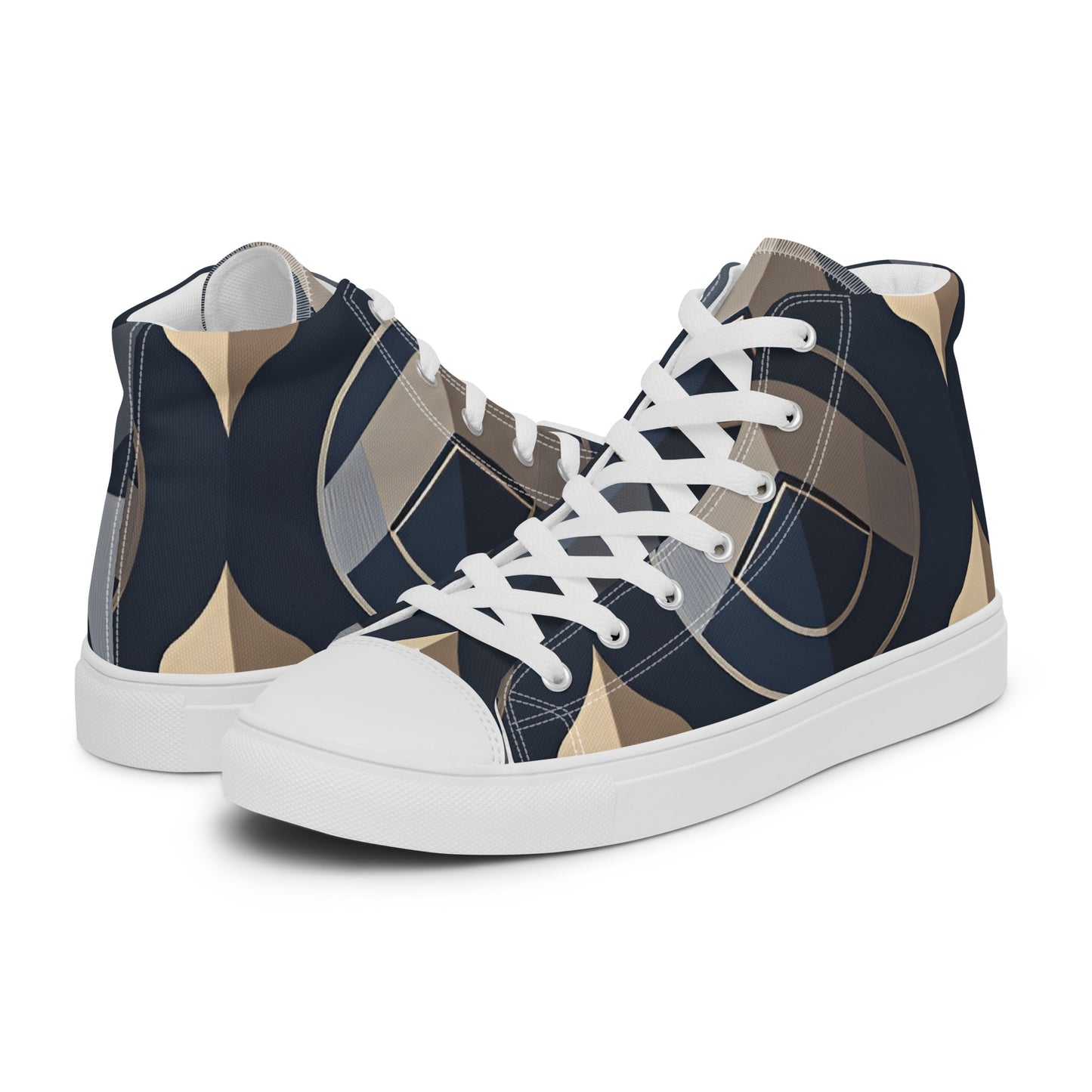 Men’s high top canvas shoes