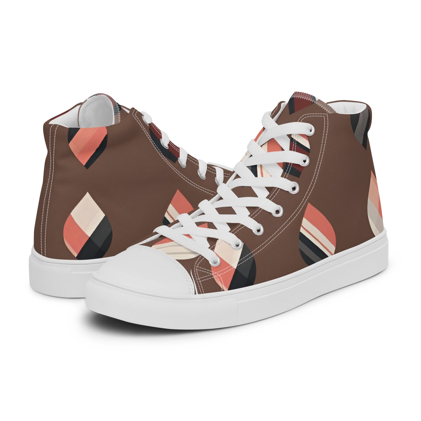 Men’s high top canvas shoes