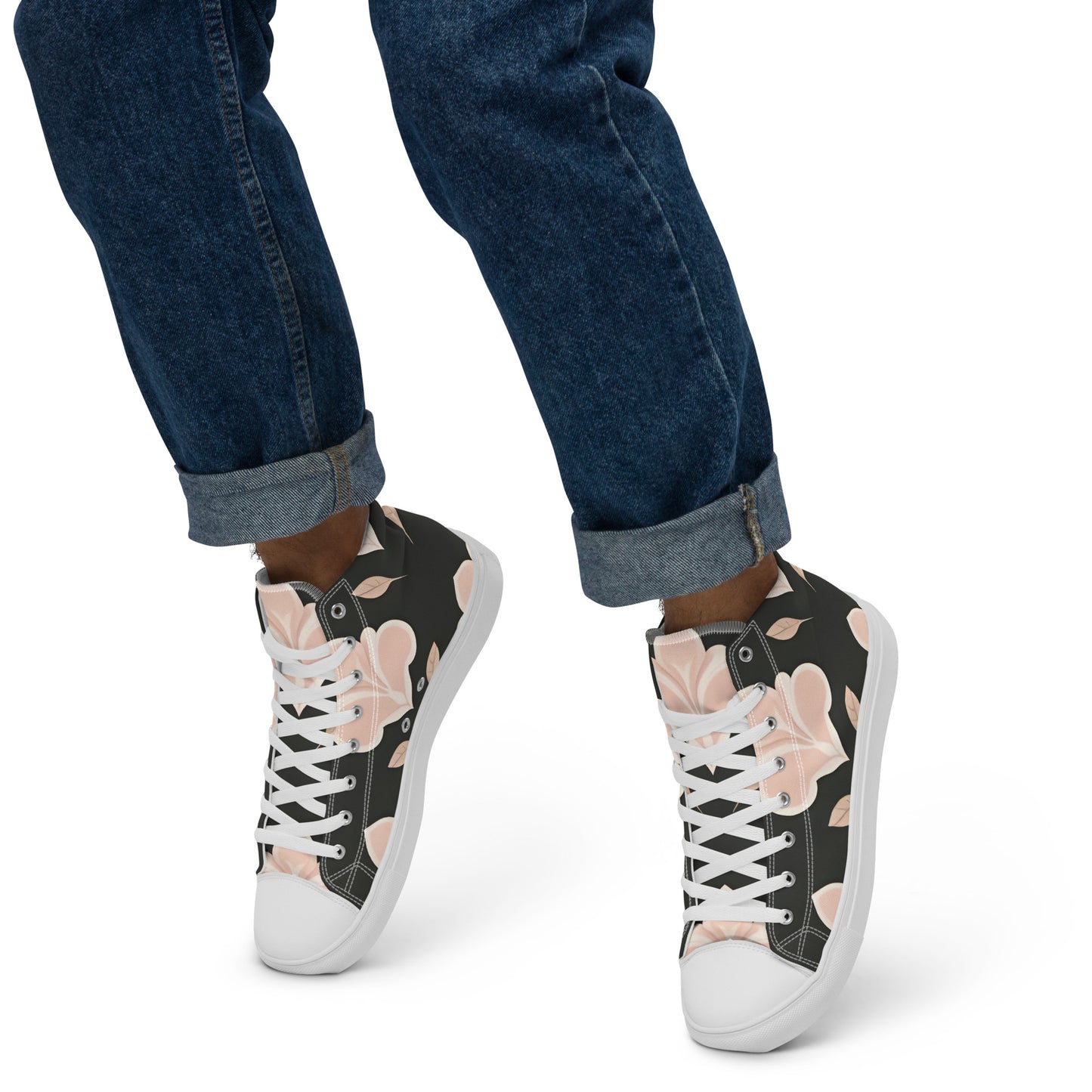 Men’s high top canvas shoes