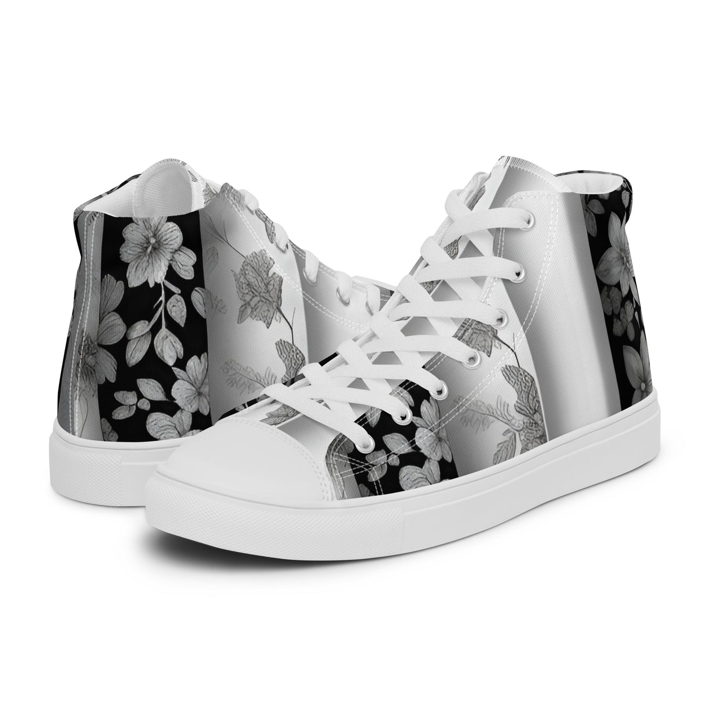 Men’s high top canvas shoes