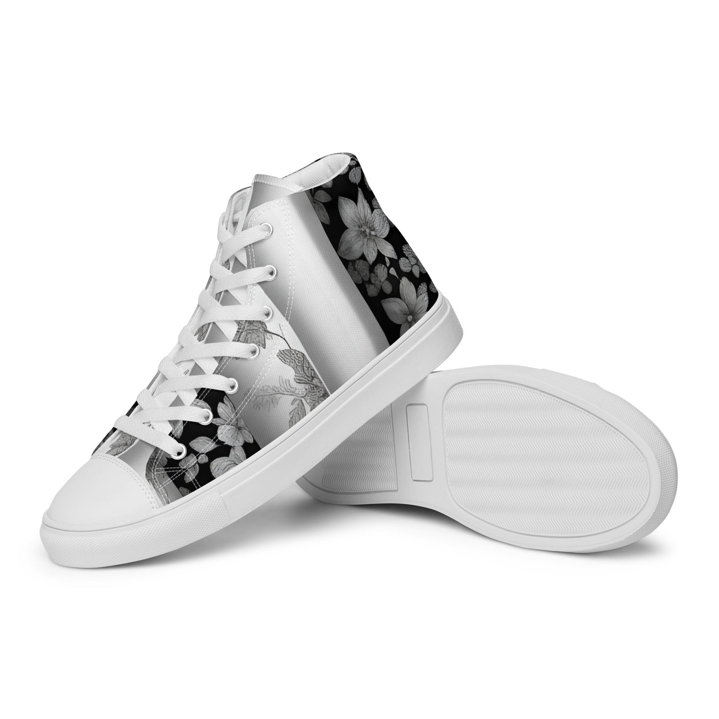 Men’s high top canvas shoes