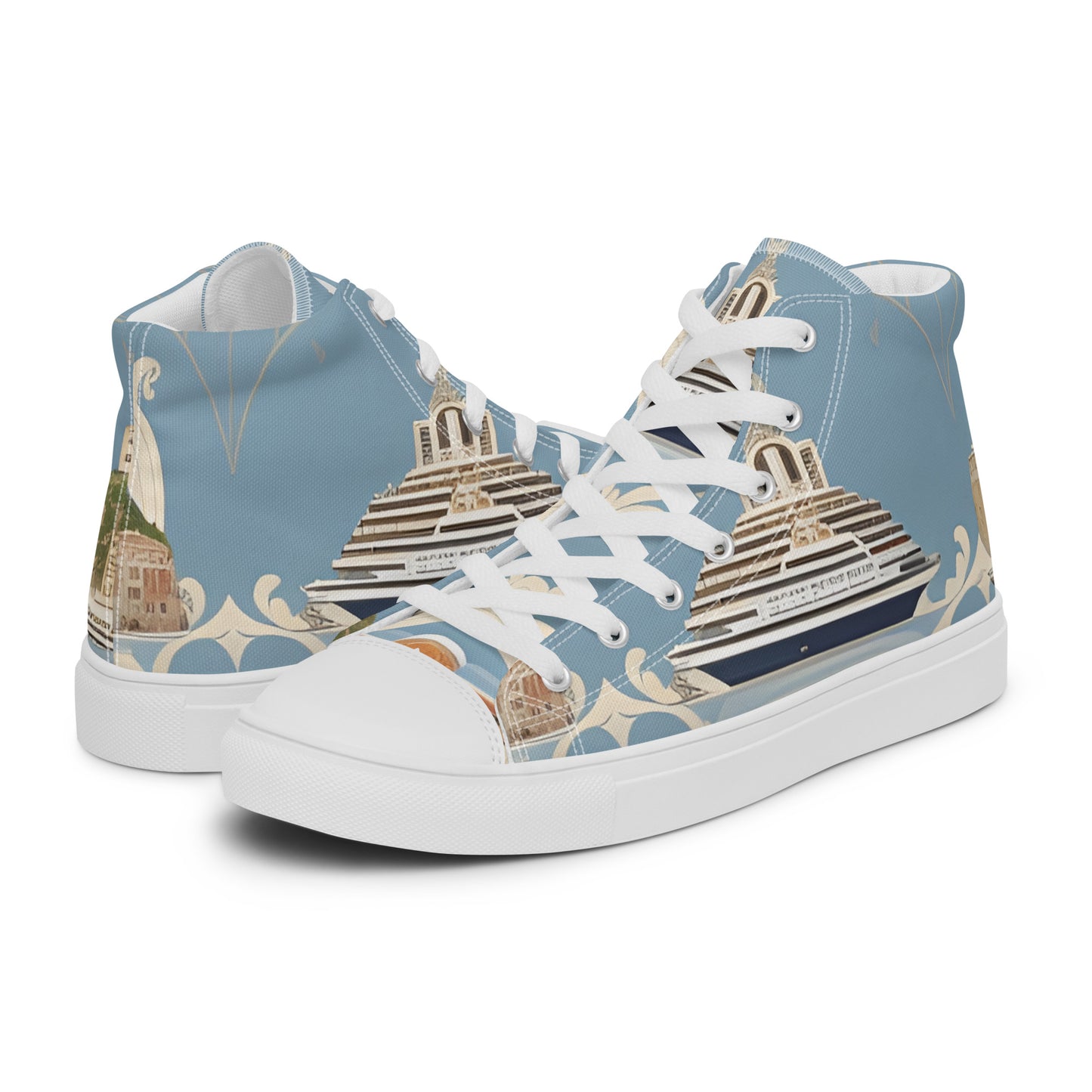 Men’s high top canvas shoes