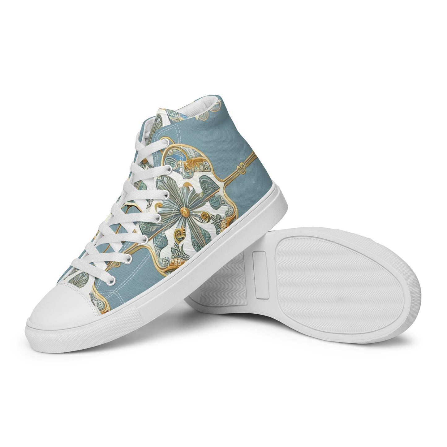 Men’s high top canvas shoes