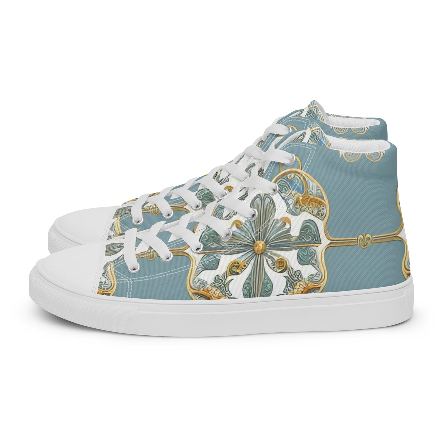 Men’s high top canvas shoes