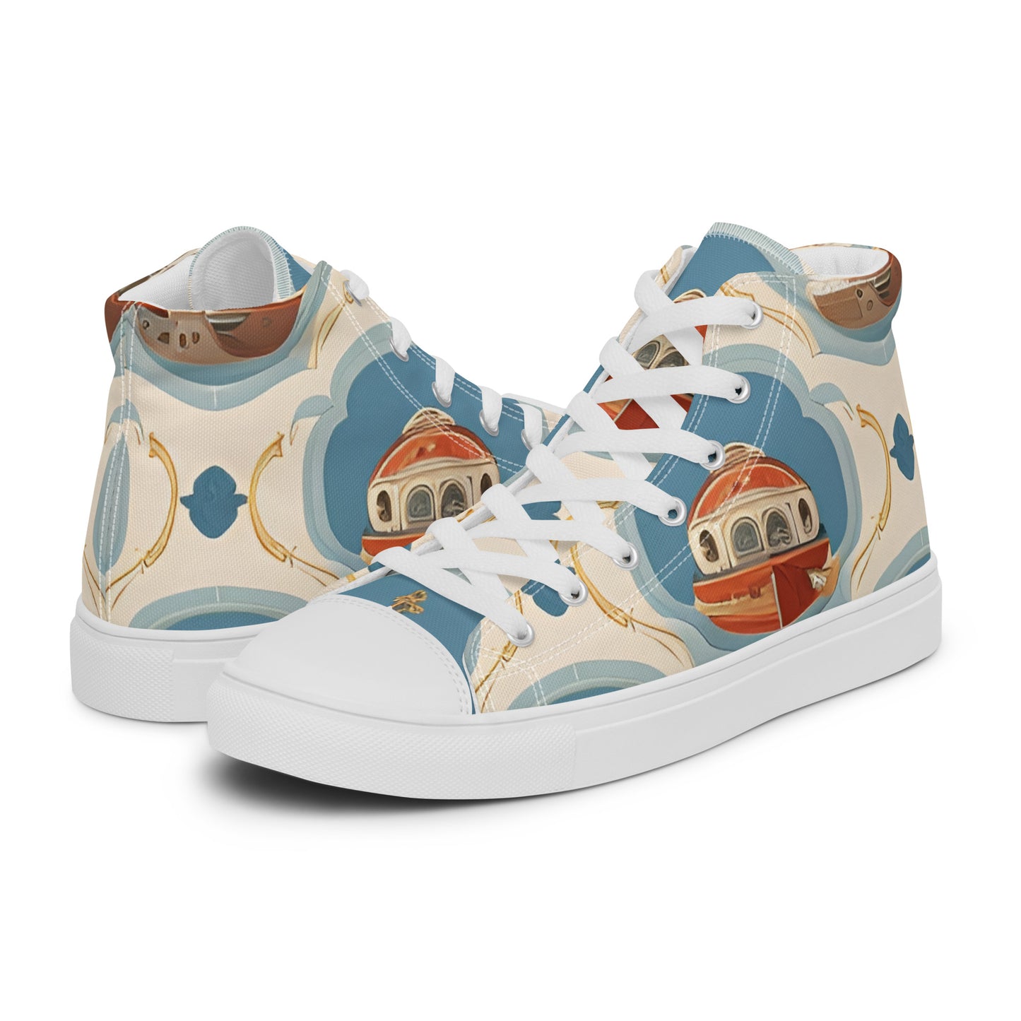 Men’s high top canvas shoes