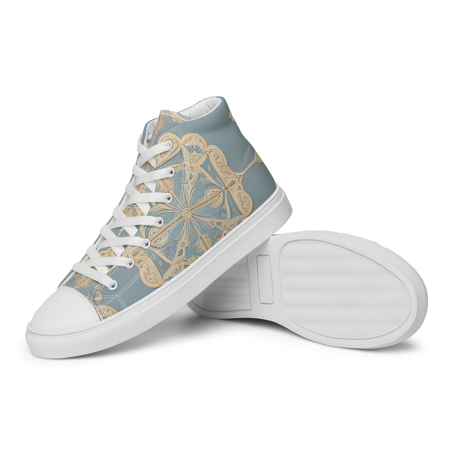 Men’s high top canvas shoes