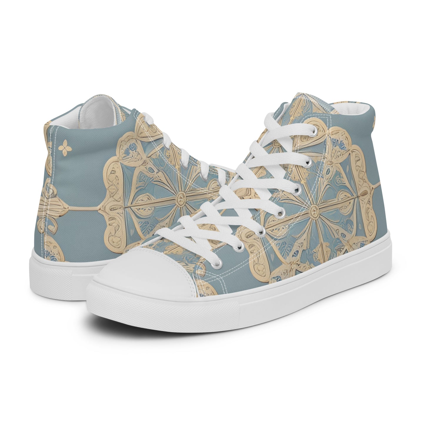 Men’s high top canvas shoes