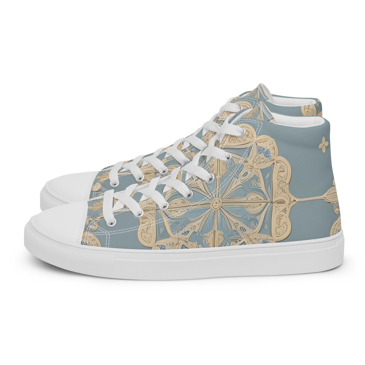 Men’s high top canvas shoes