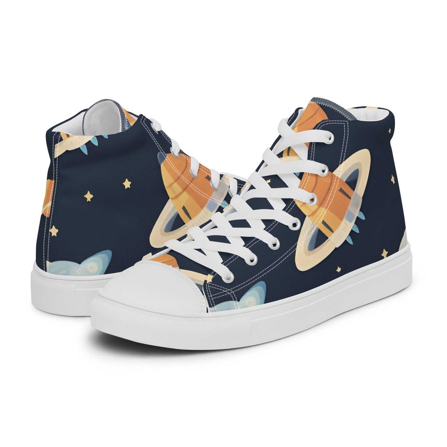 Men’s high top canvas shoes