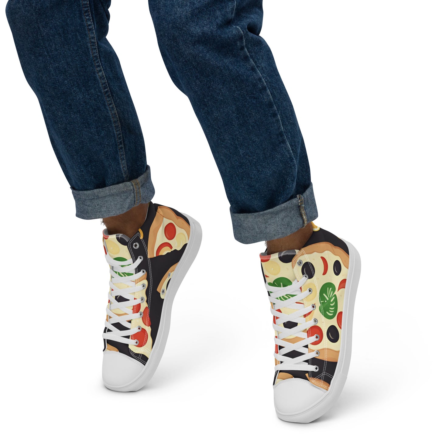 Men’s high top canvas shoes