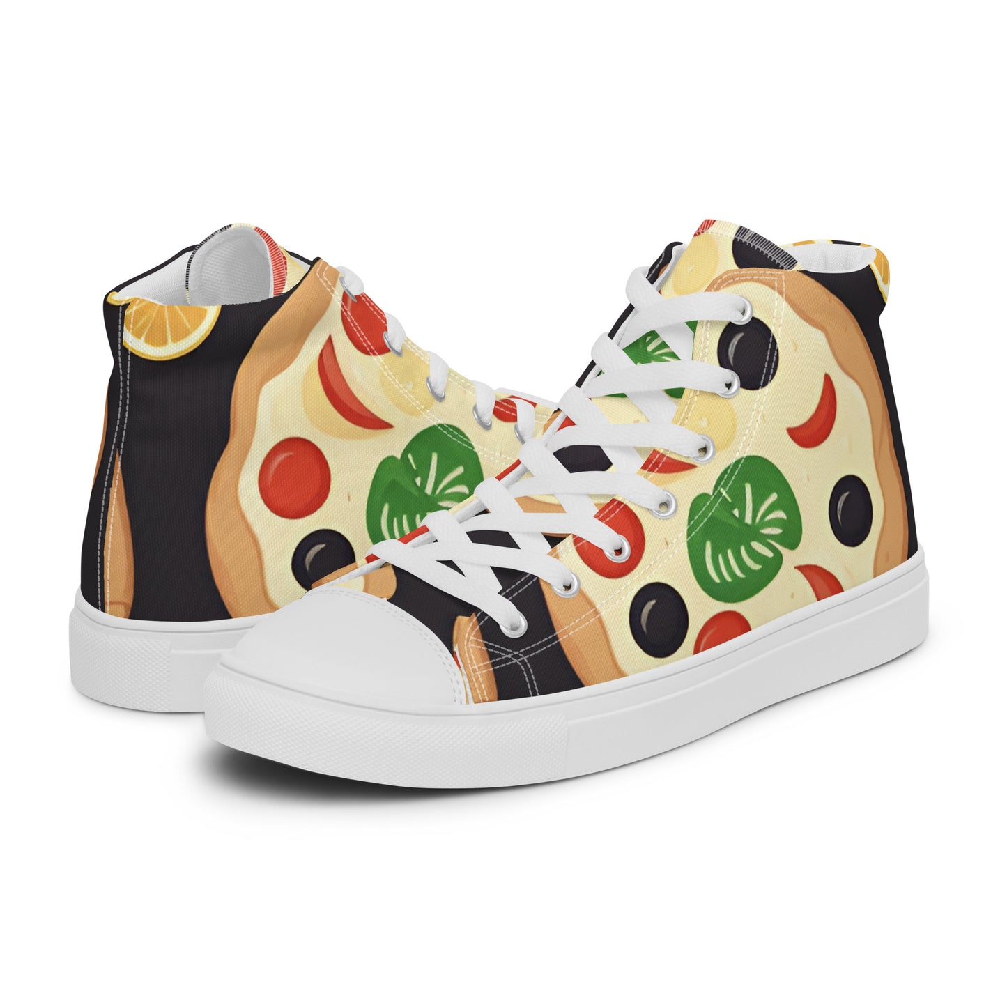 Men’s high top canvas shoes