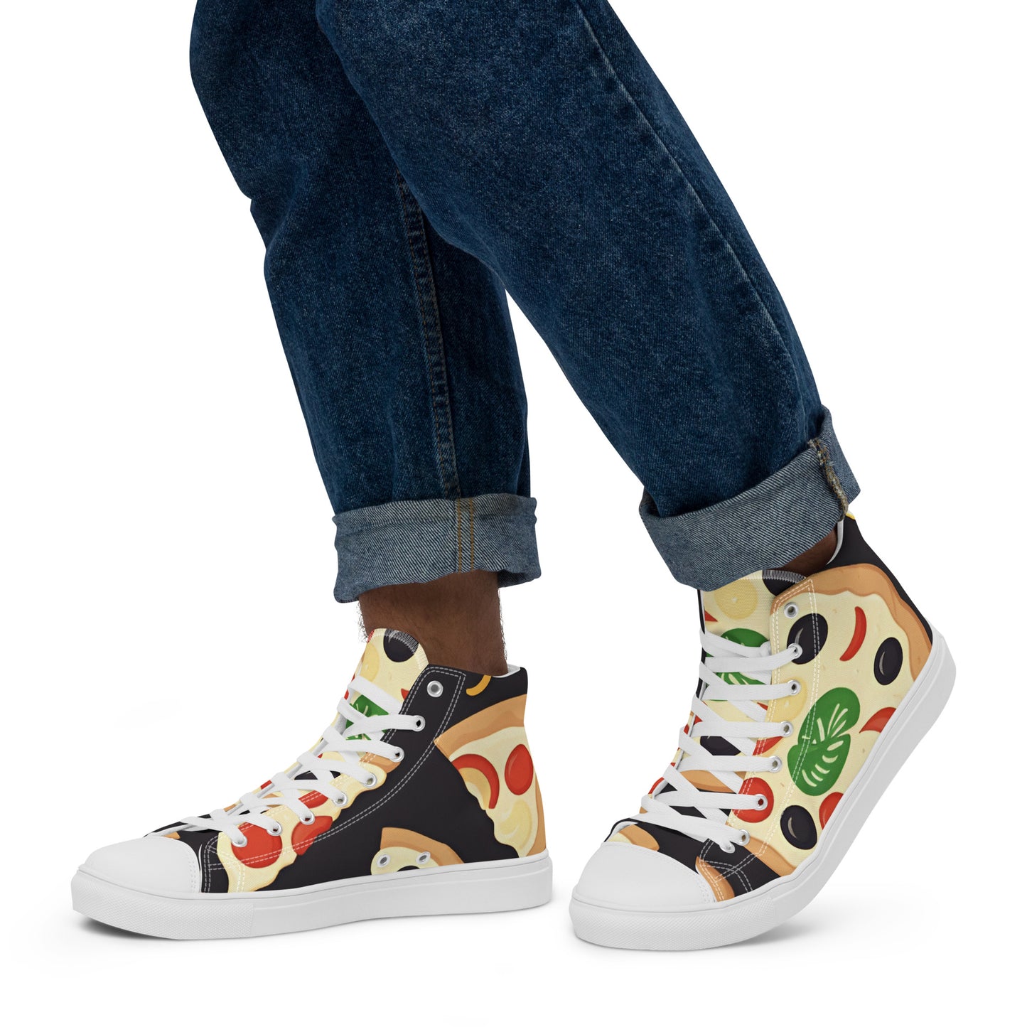 Men’s high top canvas shoes