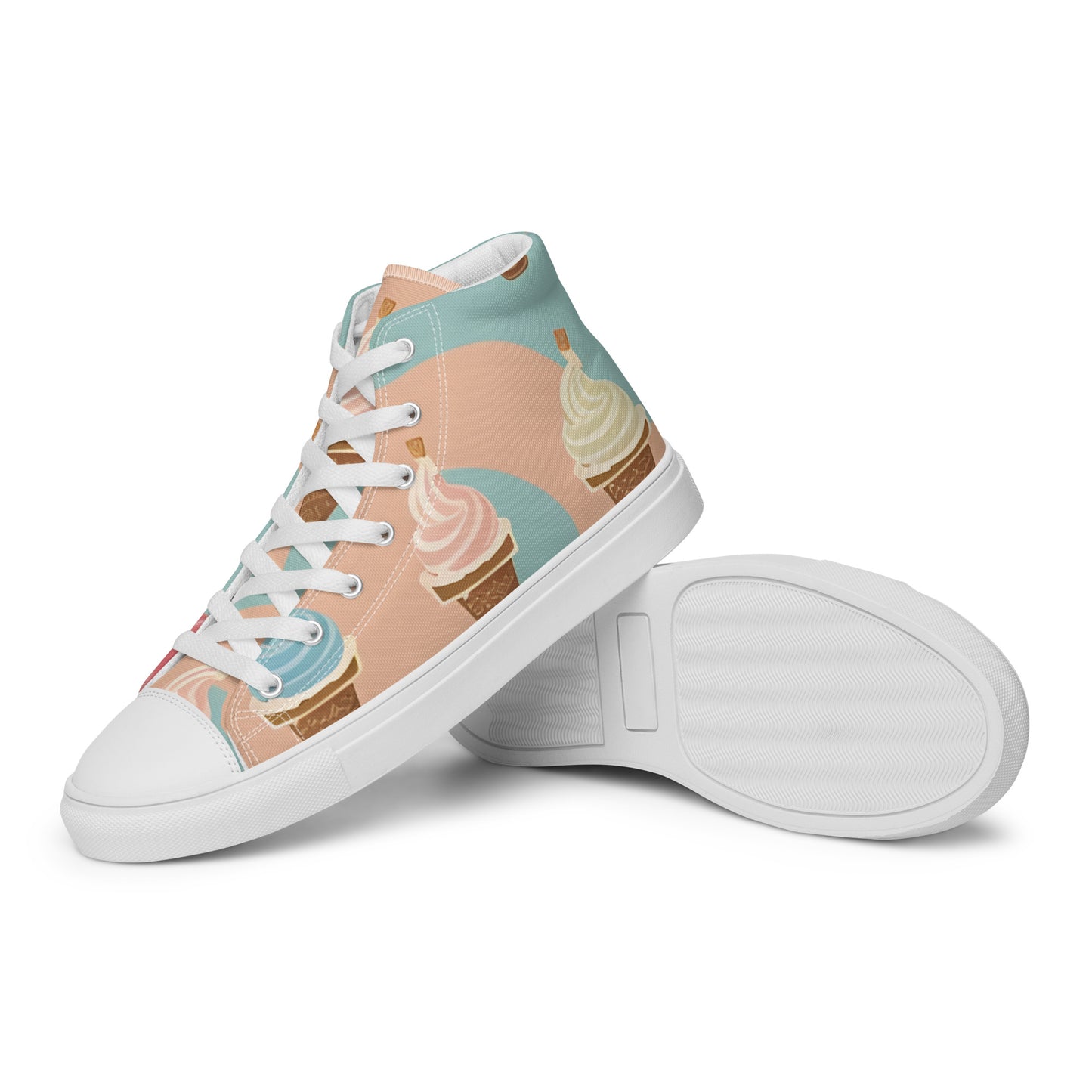 Men’s high top canvas shoes