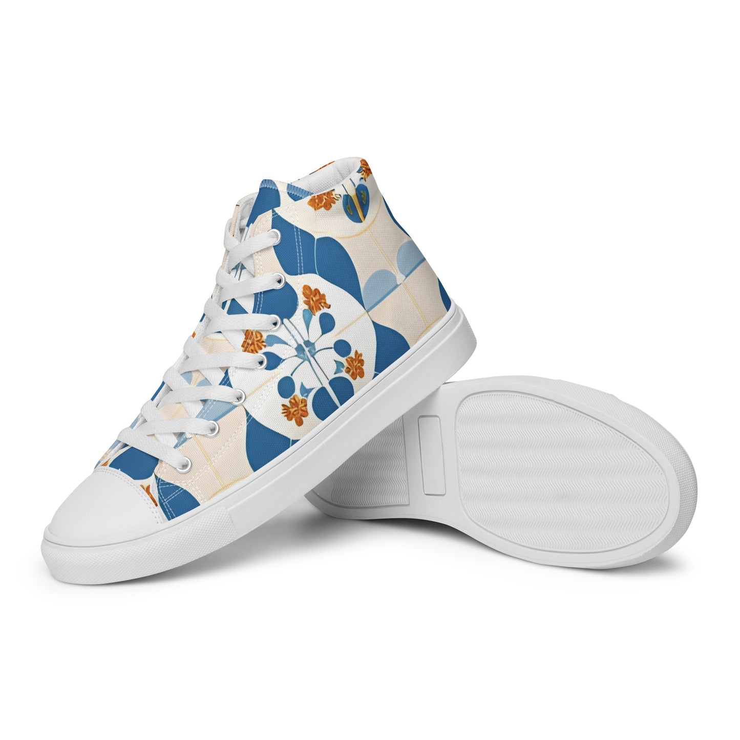 Men’s high top canvas shoes