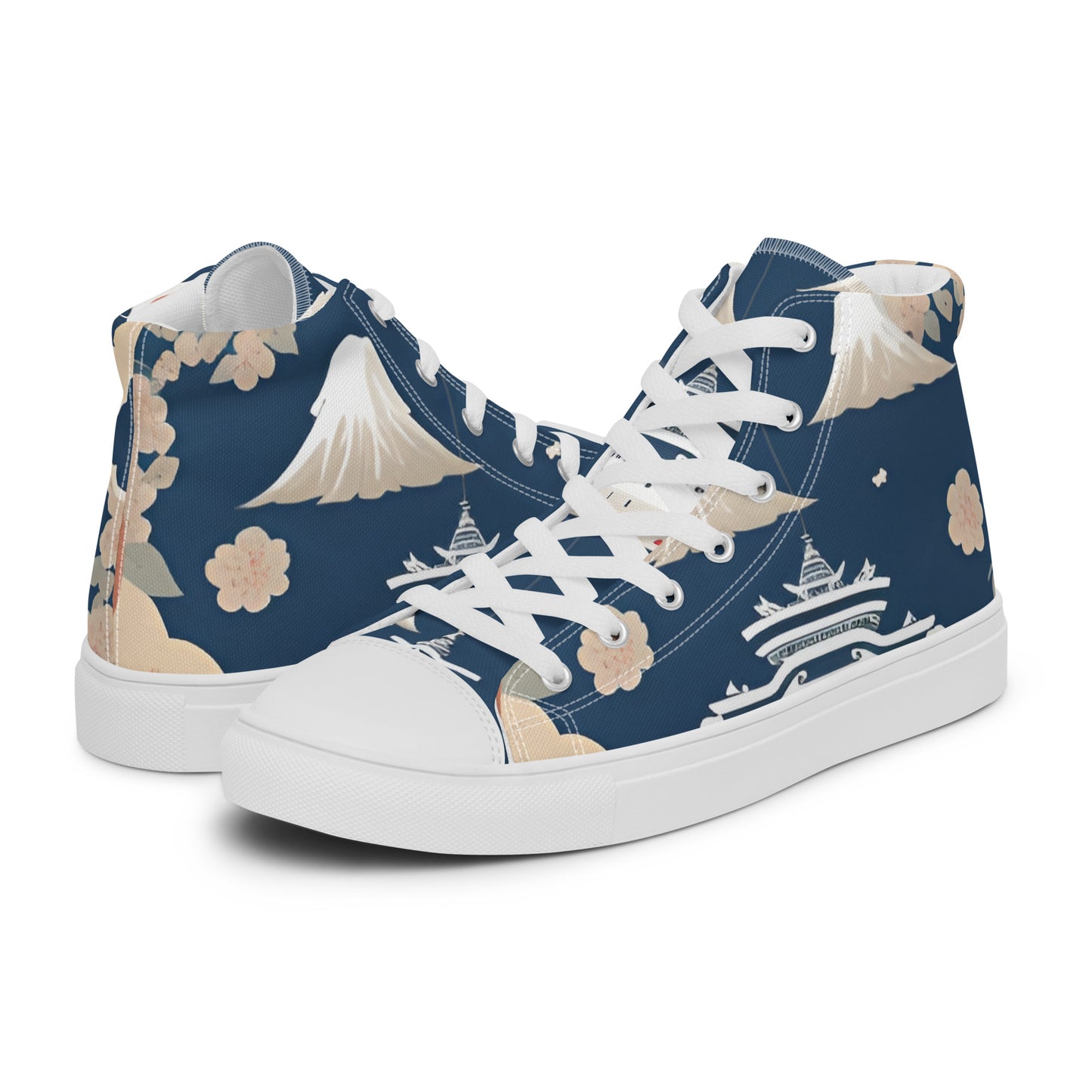 Men’s high top canvas shoes