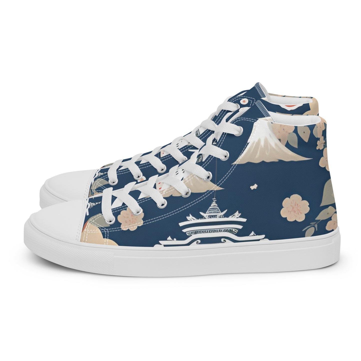 Men’s high top canvas shoes