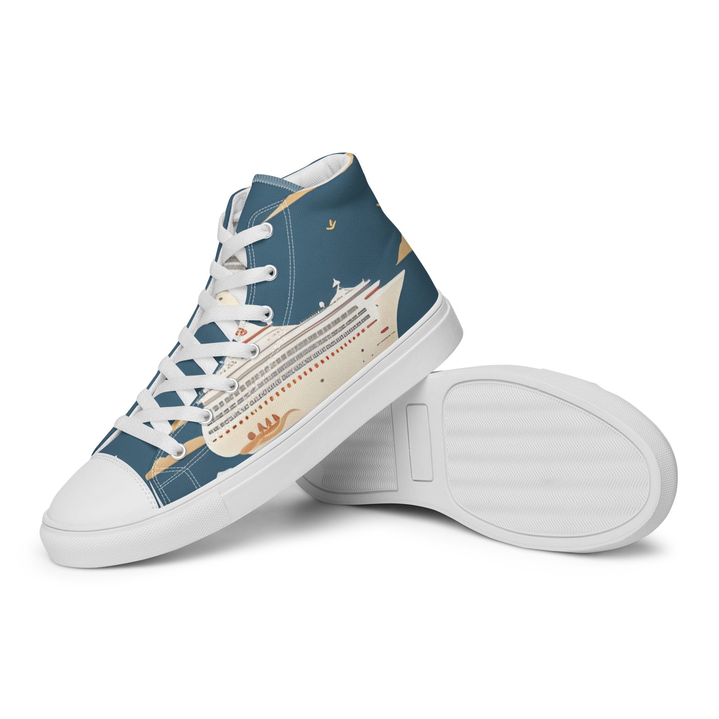 Men’s high top canvas shoes