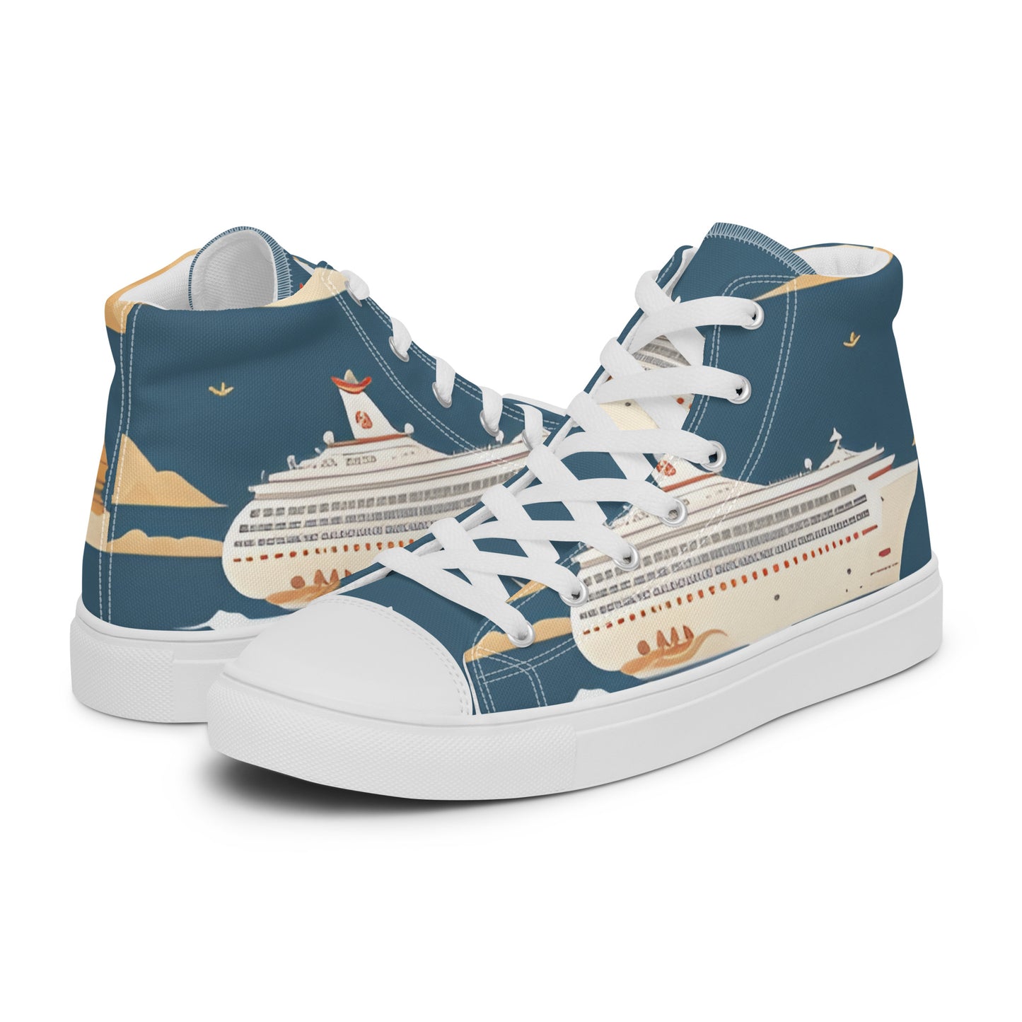 Men’s high top canvas shoes