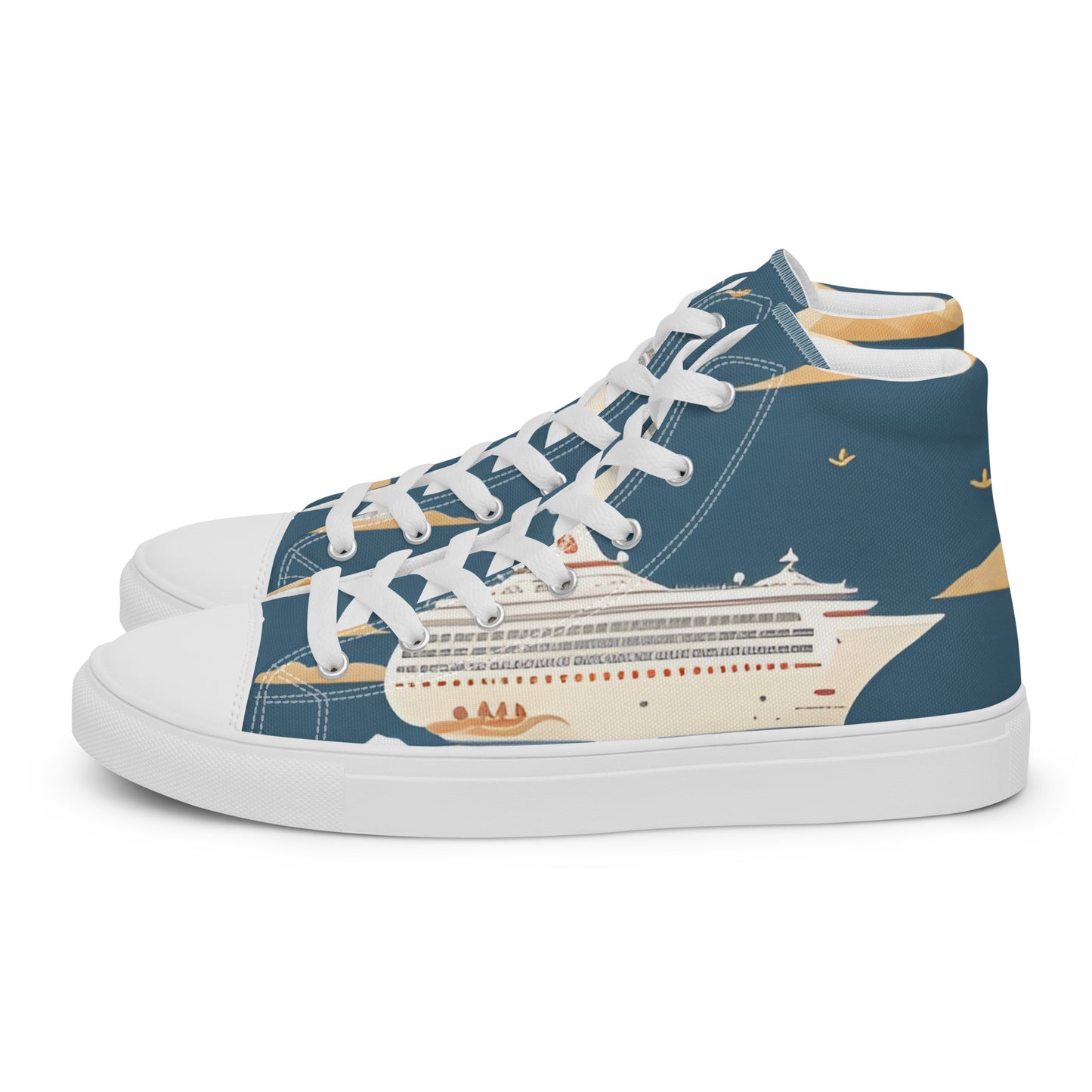 Men’s high top canvas shoes