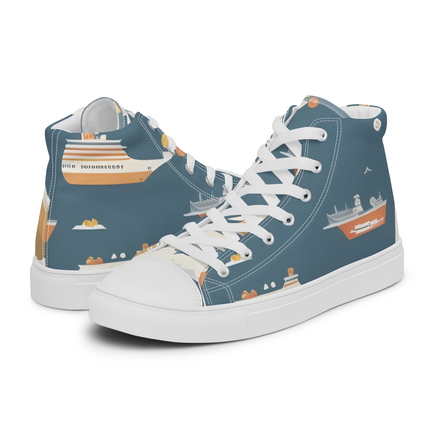 Men’s high top canvas shoes