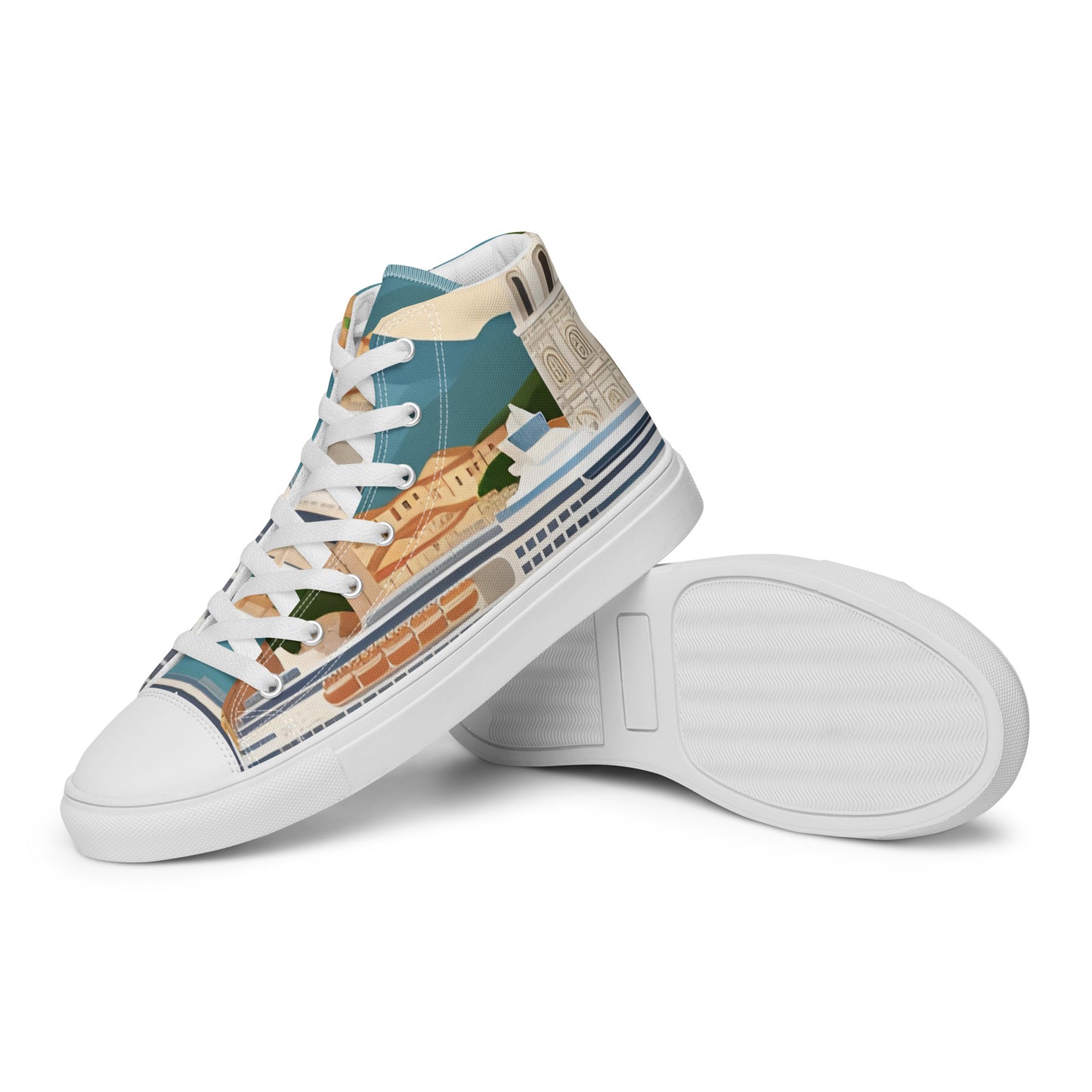 Men’s high top canvas shoes