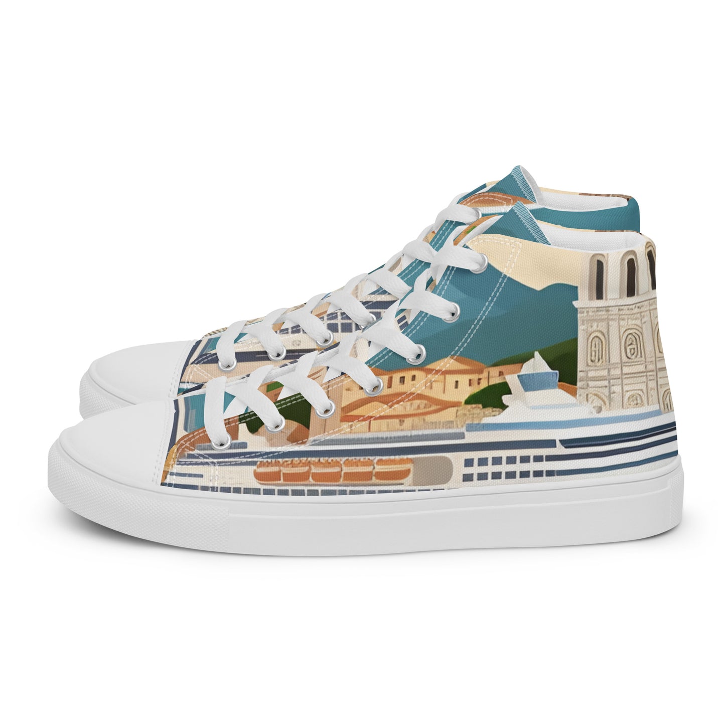 Men’s high top canvas shoes