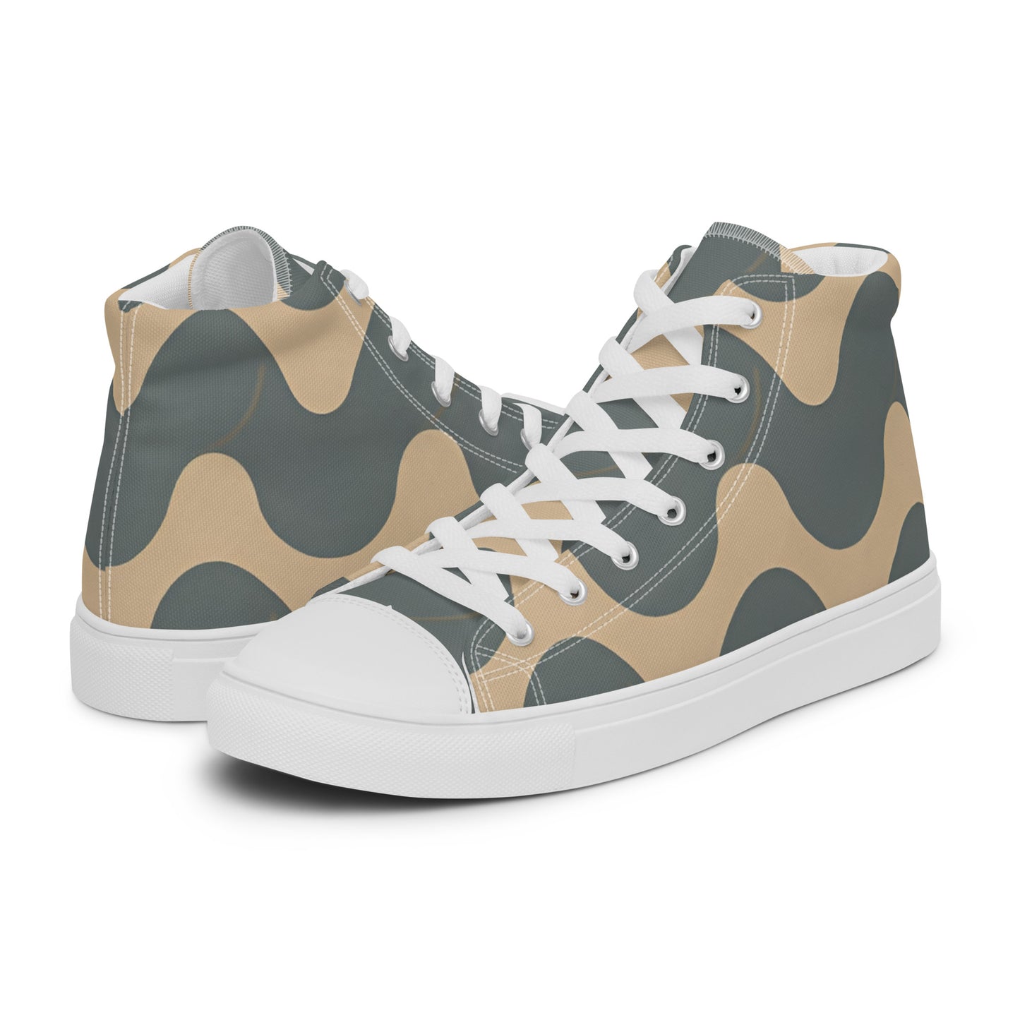 Men’s high top canvas shoes