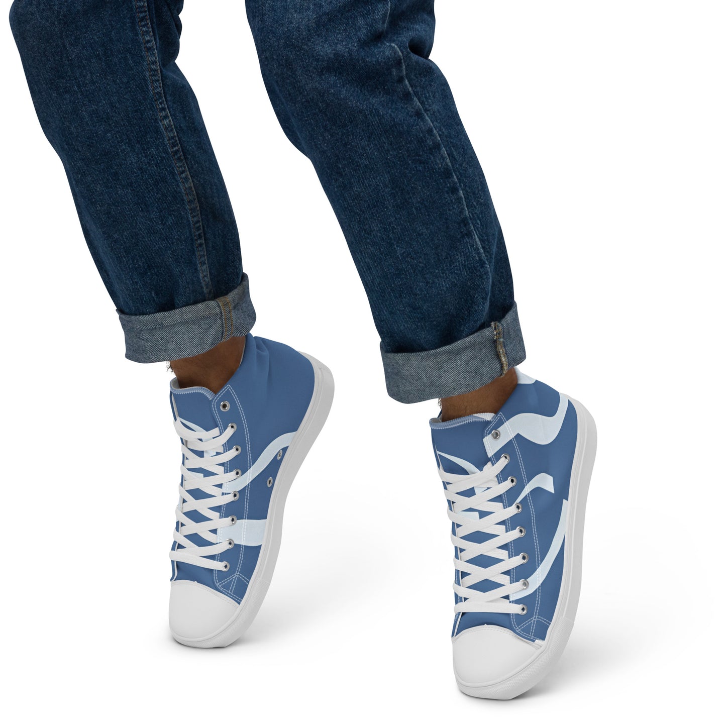 Men’s high top canvas shoes