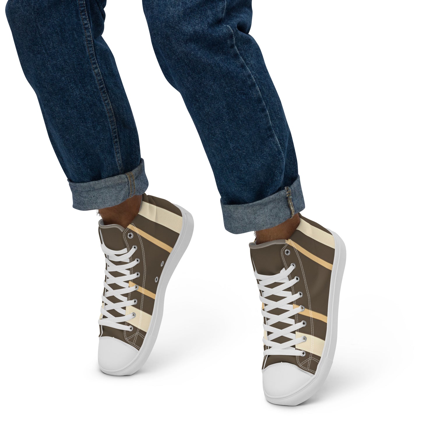 Men’s high top canvas shoes