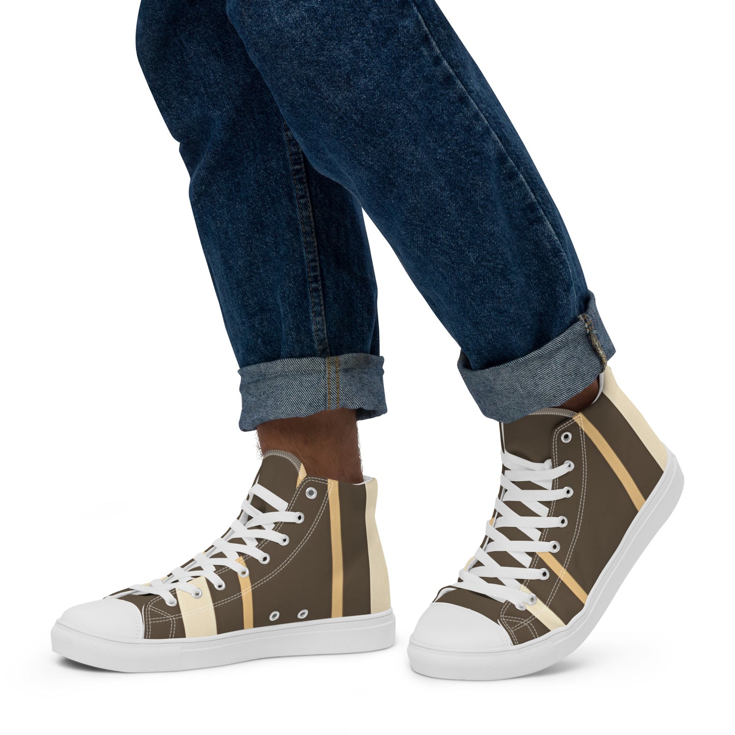 Men’s high top canvas shoes