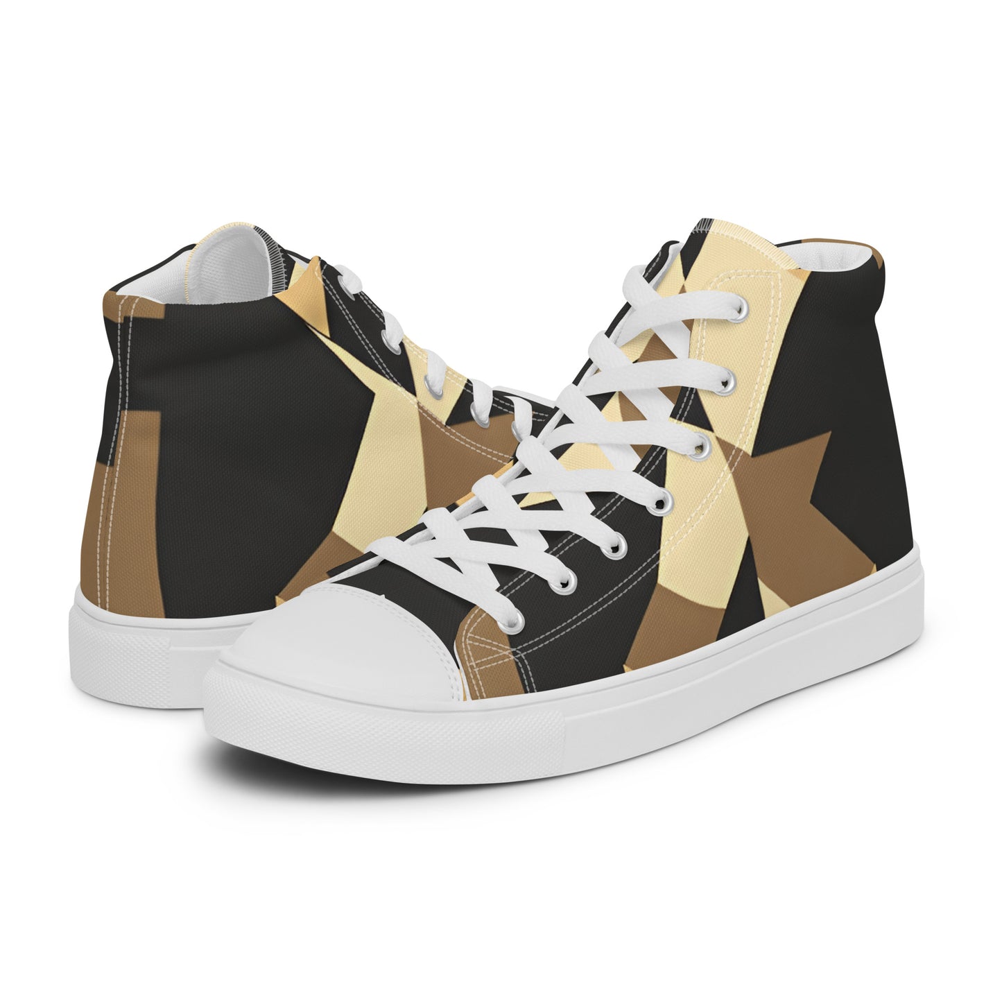 Men’s high top canvas shoes