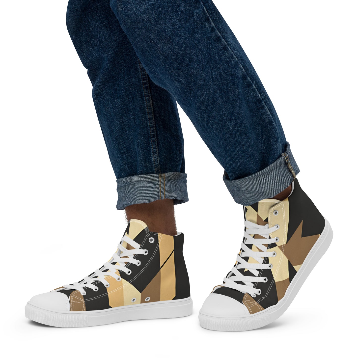 Men’s high top canvas shoes